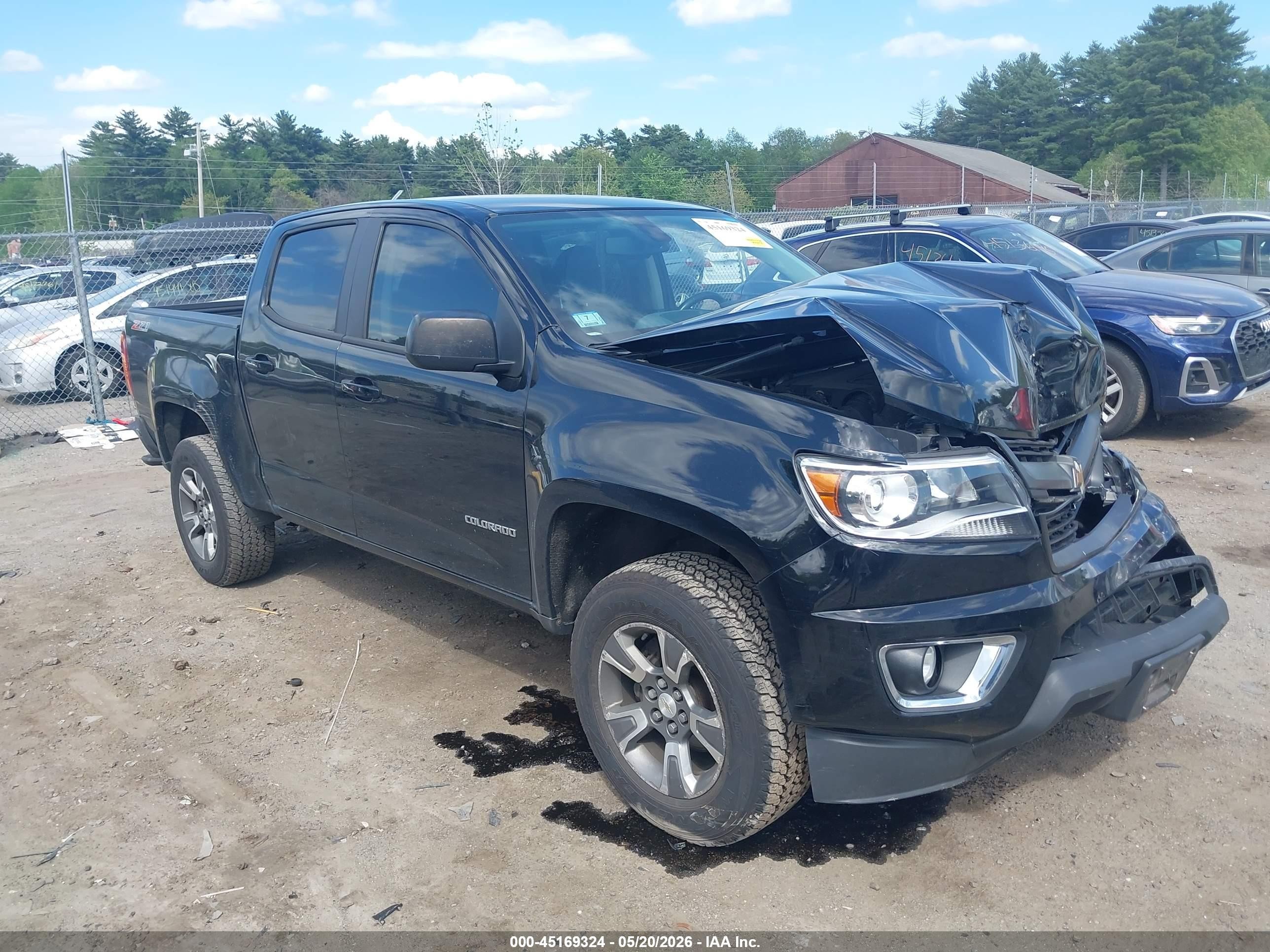 2015 Chevrolet Colorado Z71 Black vin: 1GCGTCE36F1243938