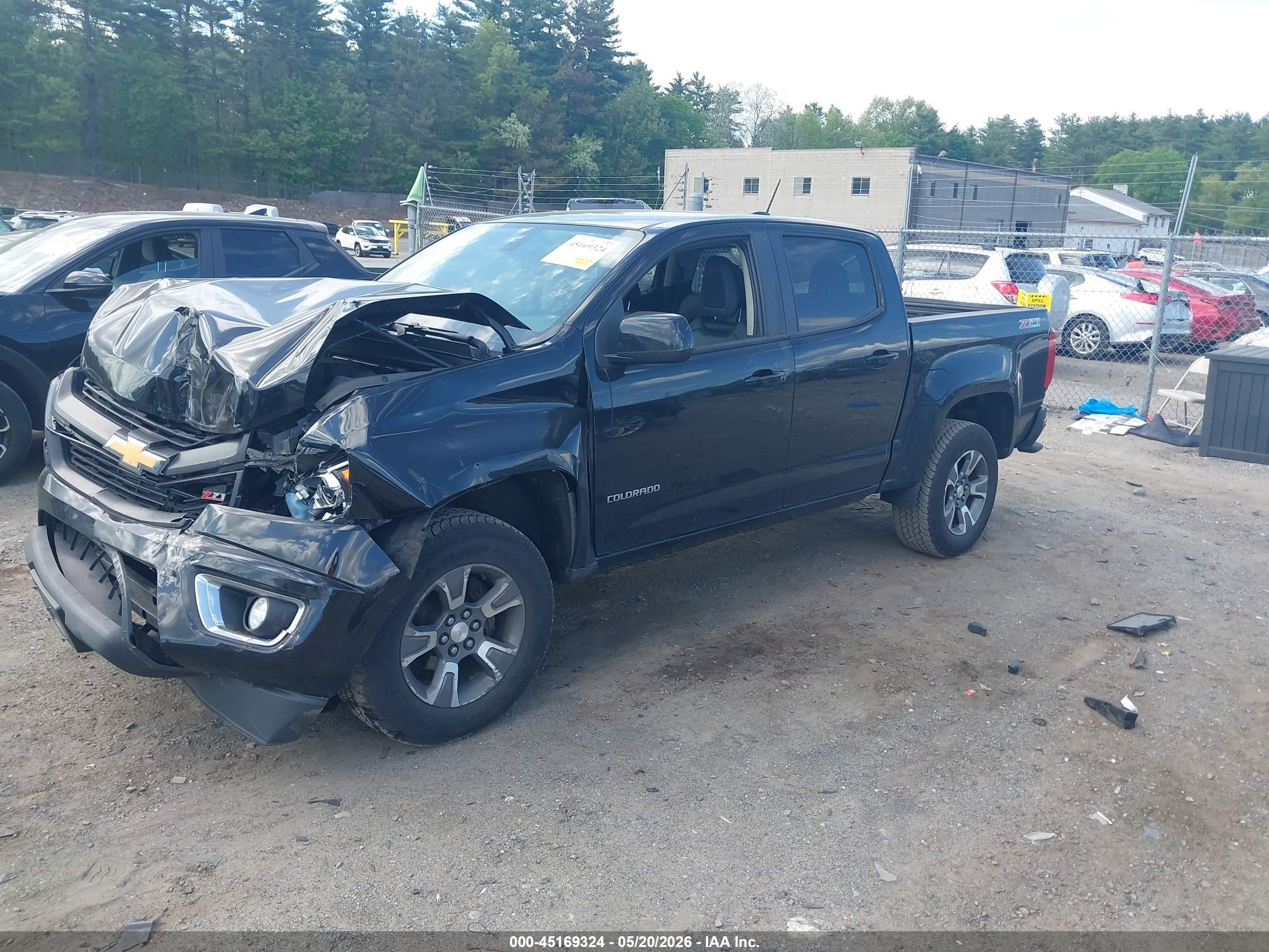 2015 Chevrolet Colorado Z71 Black vin: 1GCGTCE36F1243938