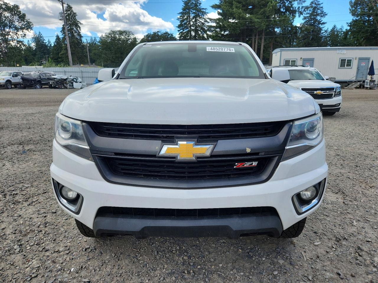 2015 Chevrolet Colorado Z71 White vin: 1GCGTCE37F1127602