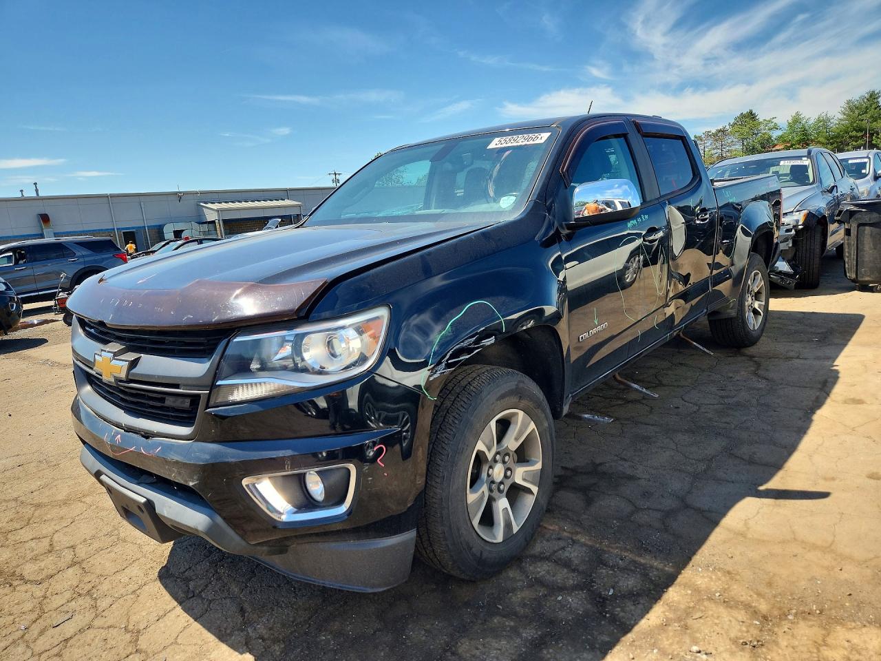 2015 Chevrolet Colorado Z71 Синий vin: 1GCGTCE37F1149258