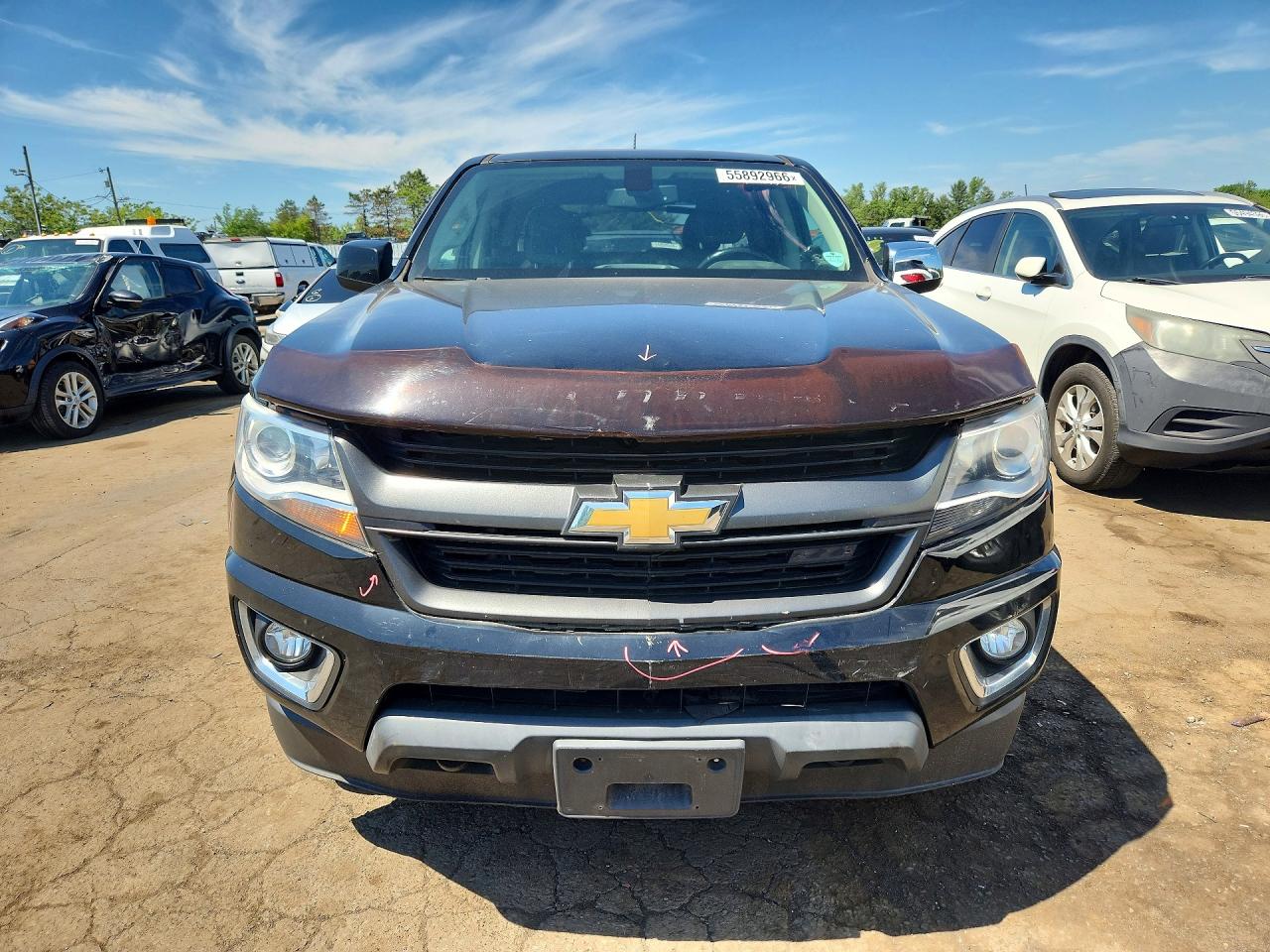 2015 Chevrolet Colorado Z71 Синий vin: 1GCGTCE37F1149258