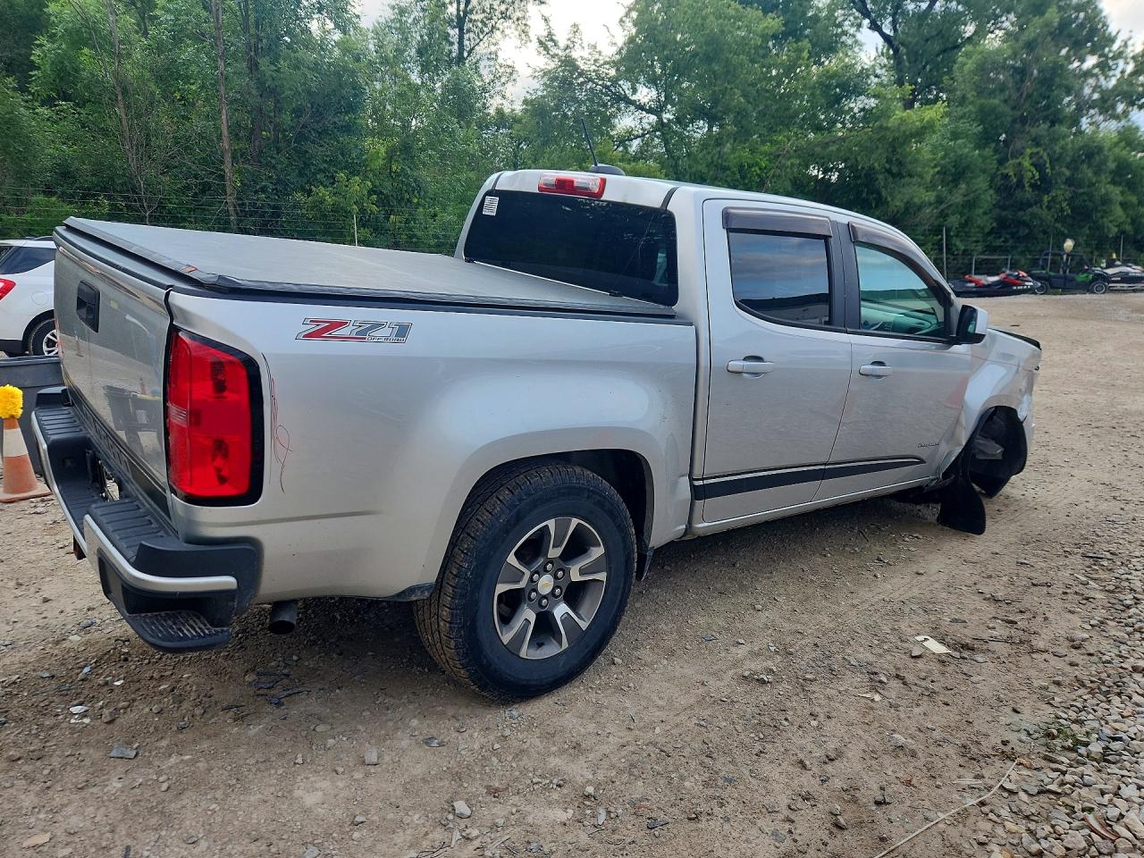 2015 Chevrolet Colorado Z71 Silver vin: 1GCGTCE37F1185225