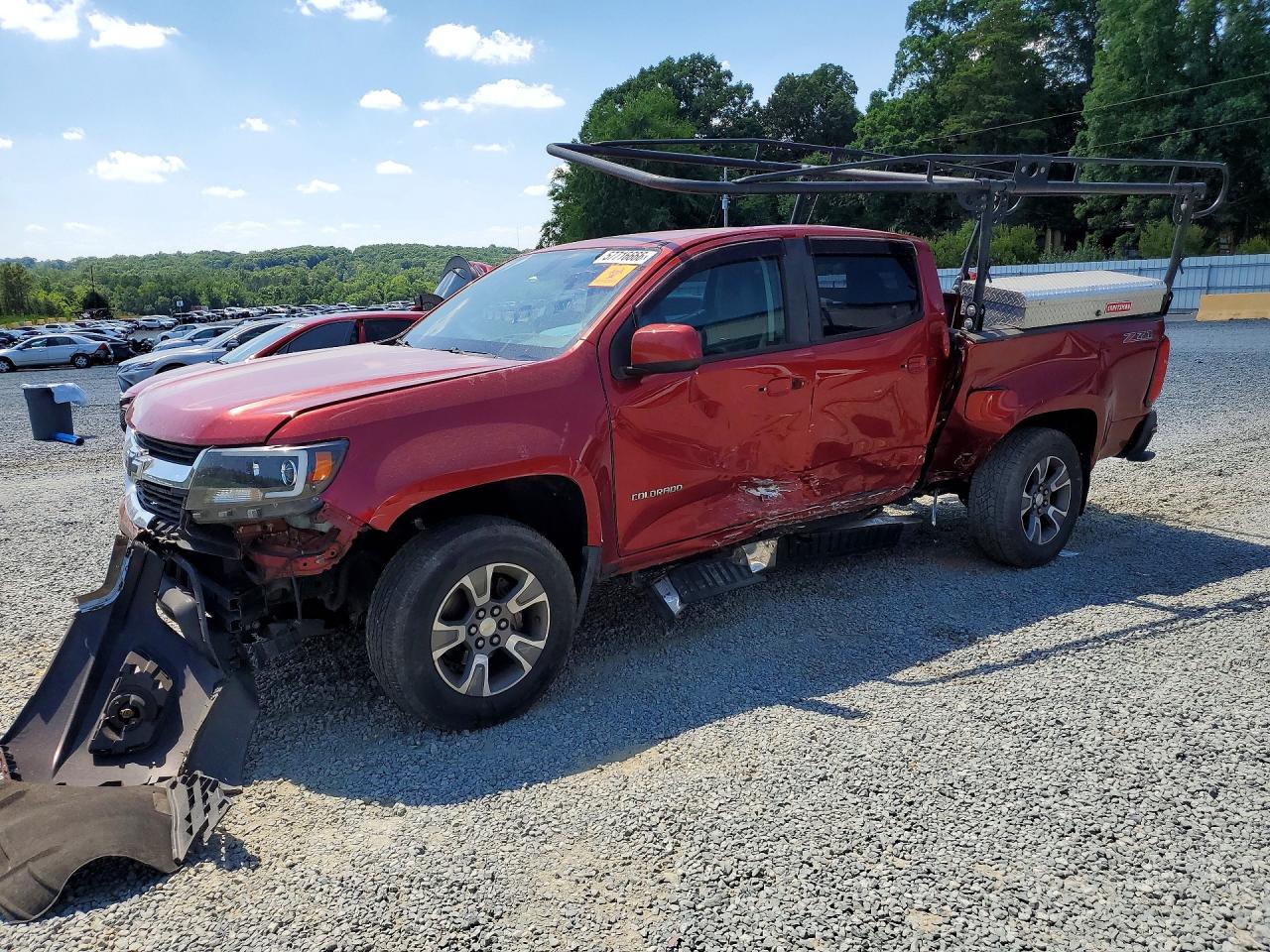 2015 Chevrolet Colorado Z71 Red vin: 1GCGTCE37F1223634