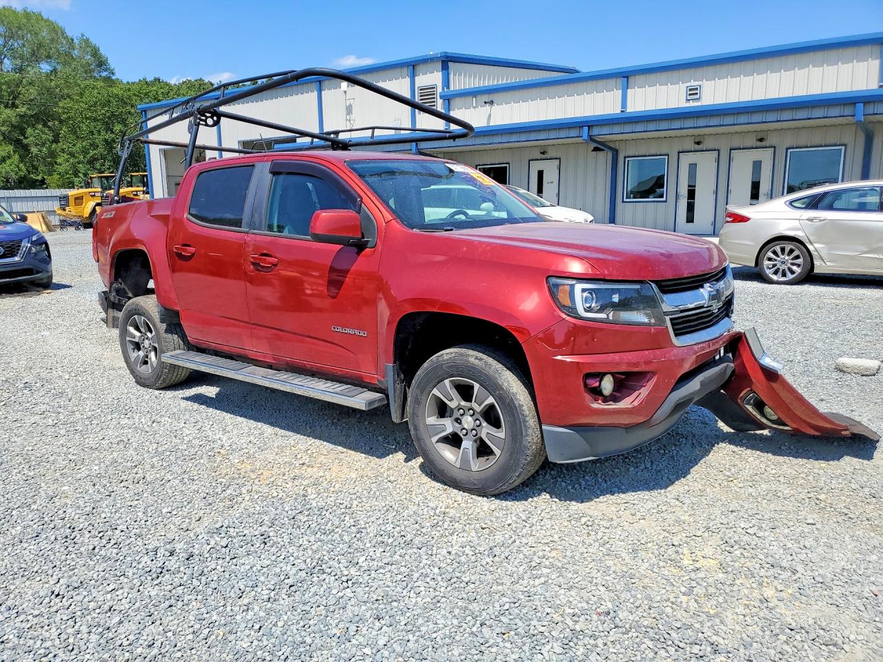 2015 Chevrolet Colorado Z71 Red vin: 1GCGTCE37F1223634