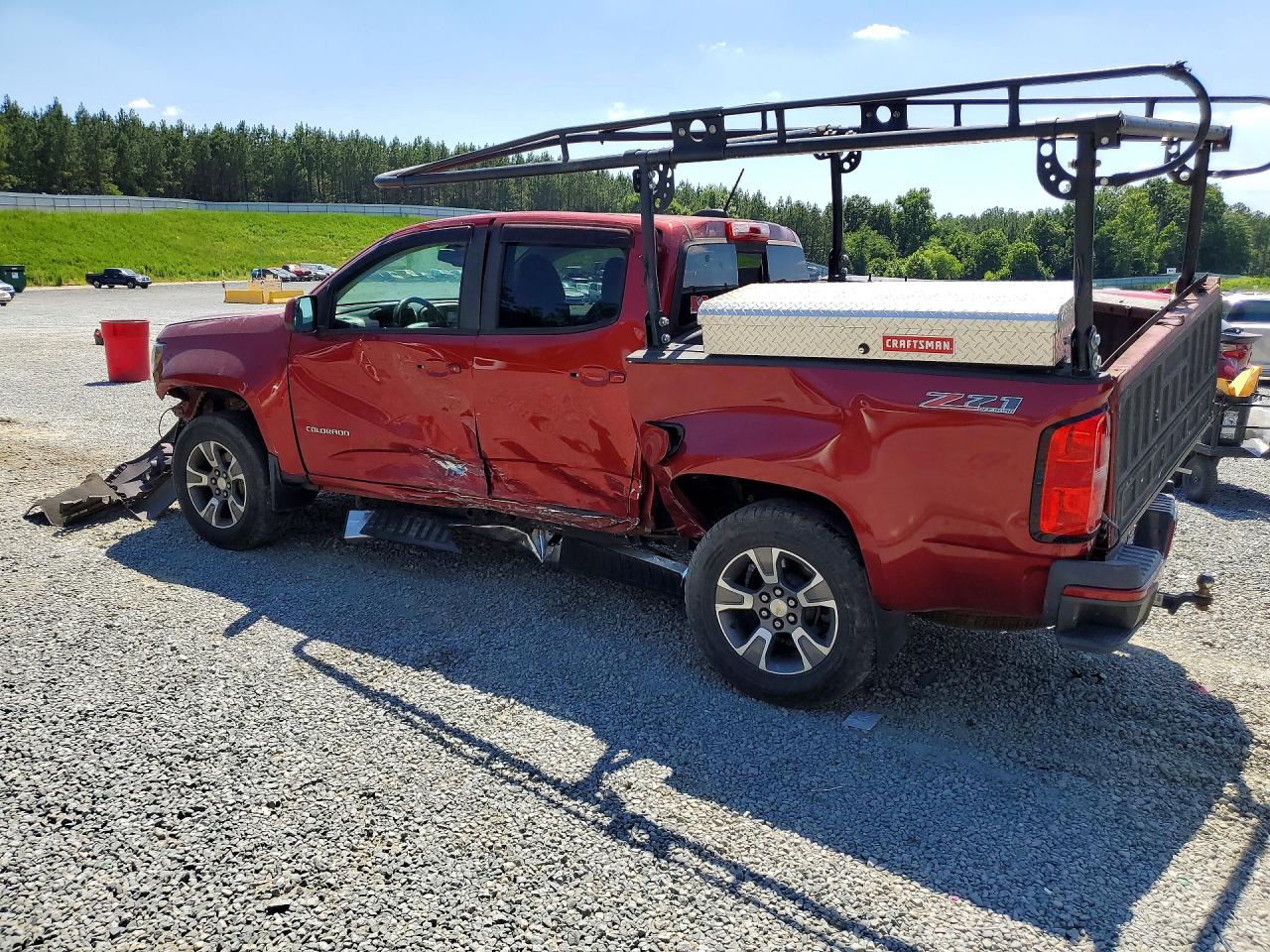 2015 Chevrolet Colorado Z71 Red vin: 1GCGTCE37F1223634