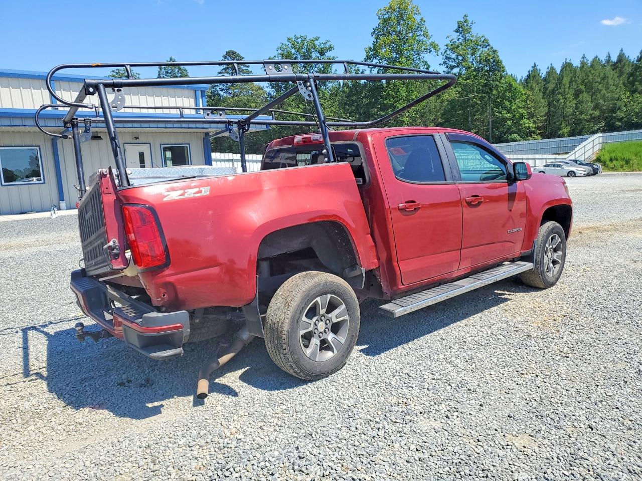 2015 Chevrolet Colorado Z71 Red vin: 1GCGTCE37F1223634