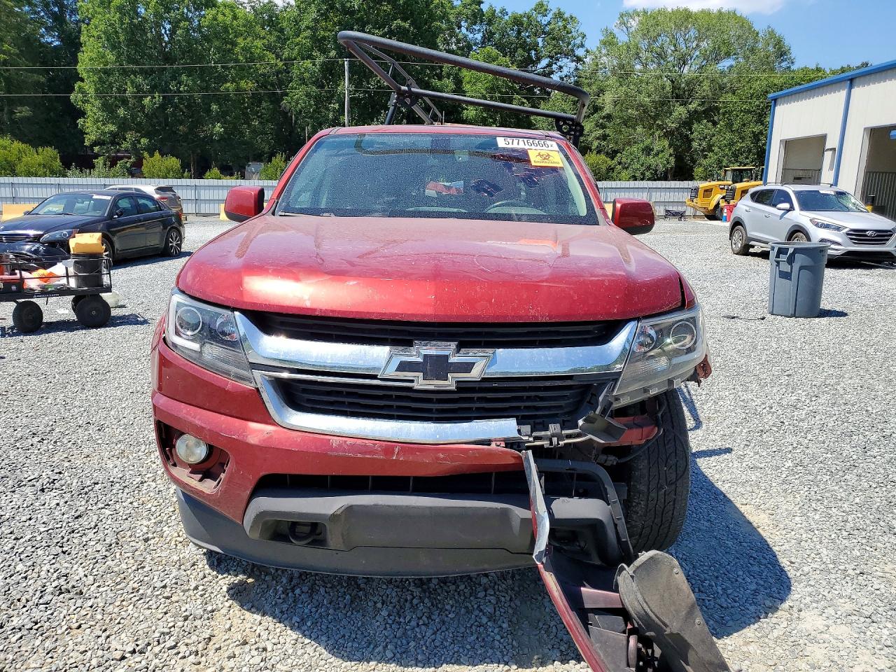2015 Chevrolet Colorado Z71 Red vin: 1GCGTCE37F1223634