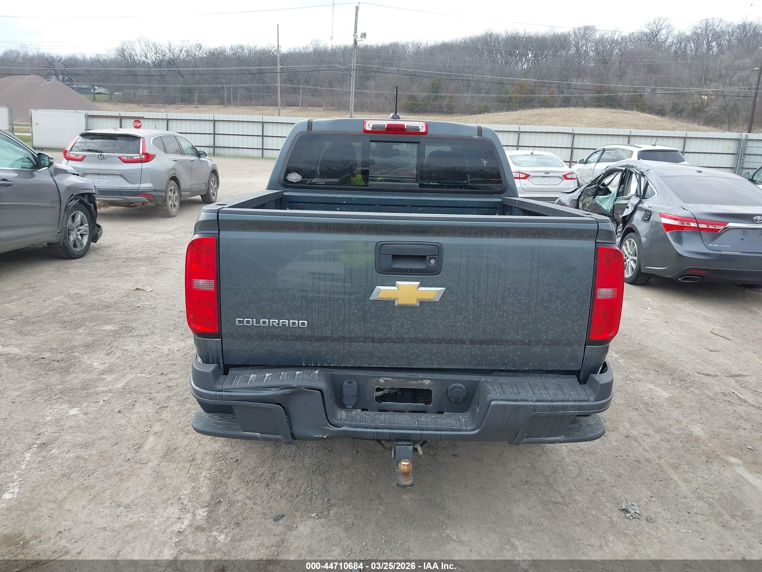 2015 Chevrolet Colorado Z71 Gray vin: 1GCGTCE37F1264233