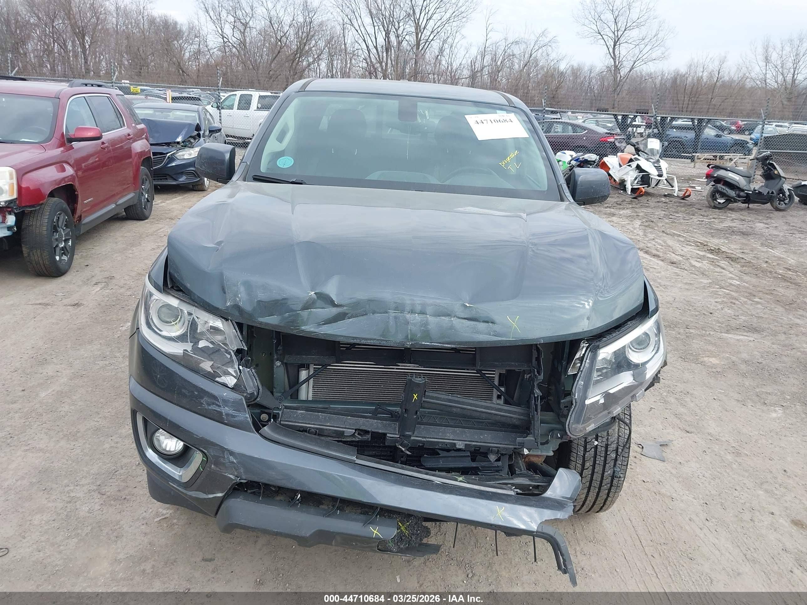 2015 Chevrolet Colorado Z71 Gray vin: 1GCGTCE37F1264233