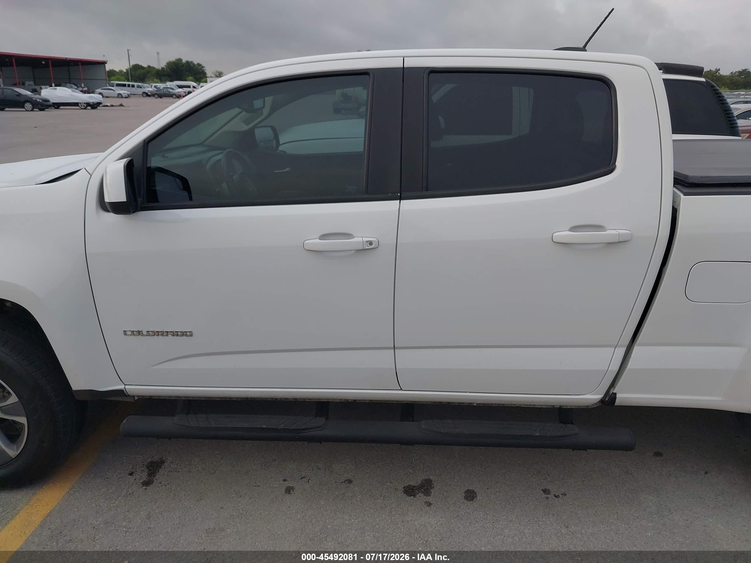 2015 Chevrolet Colorado Z71 White vin: 1GCGTCE39F1146006
