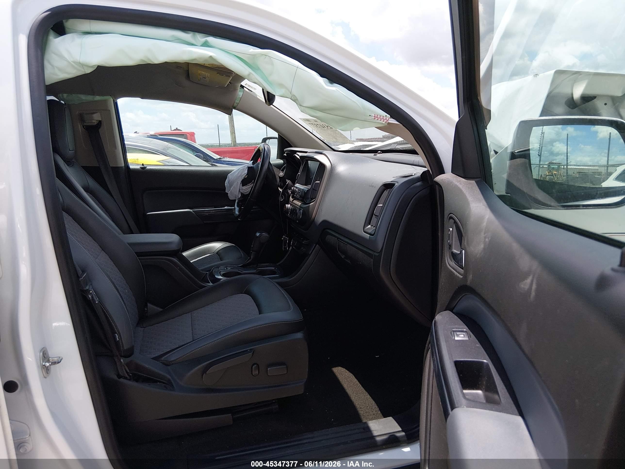 2015 Chevrolet Colorado 4wd Z71 White vin: 1GCGTCE39F1177482