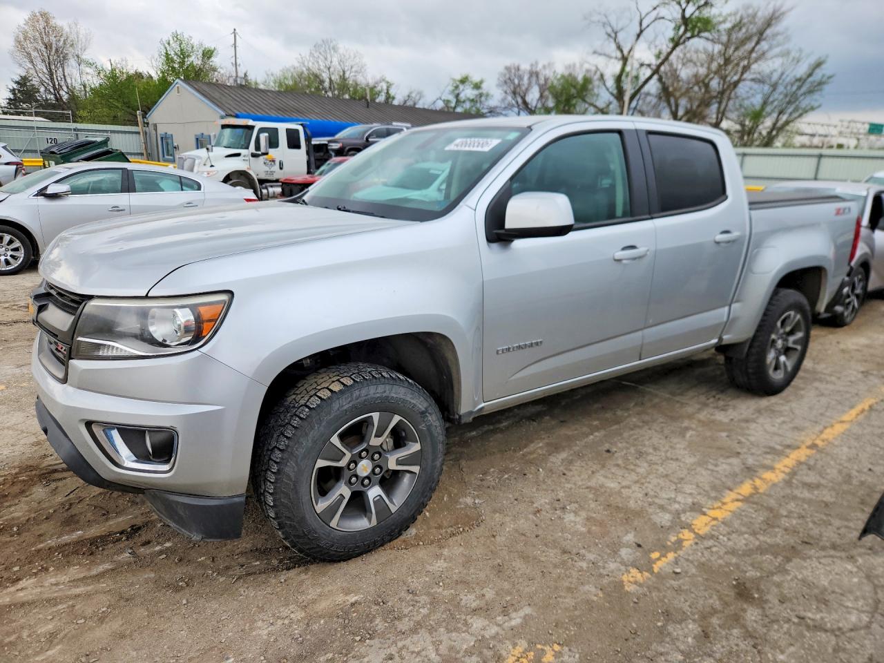 2015 Chevrolet Colorado Z71 Silver vin: 1GCGTCE39F1269613