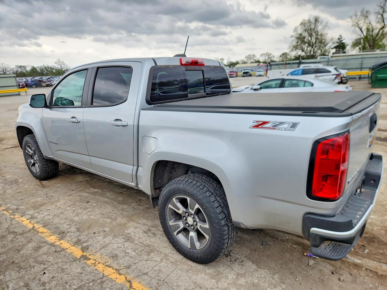 2015 Chevrolet Colorado Z71 Silver vin: 1GCGTCE39F1269613