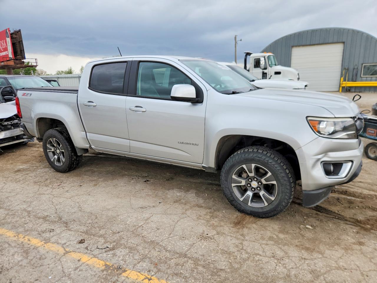 2015 Chevrolet Colorado Z71 Silver vin: 1GCGTCE39F1269613