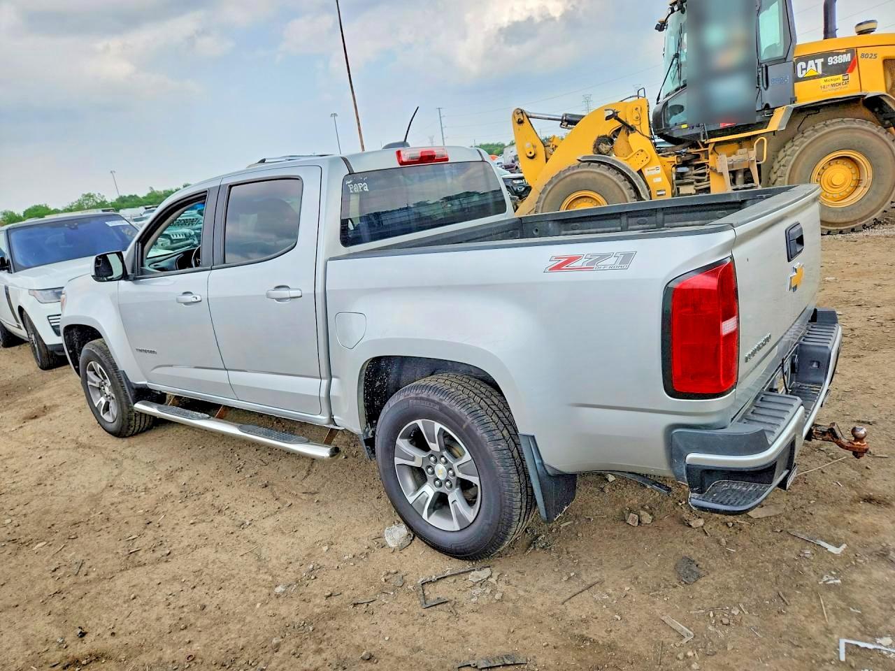 2015 Chevrolet Colorado Z71 Silver vin: 1GCGTCE3XF1136990