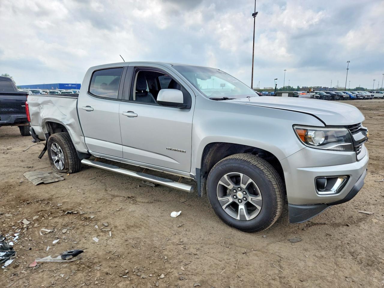 2015 Chevrolet Colorado Z71 Silver vin: 1GCGTCE3XF1136990