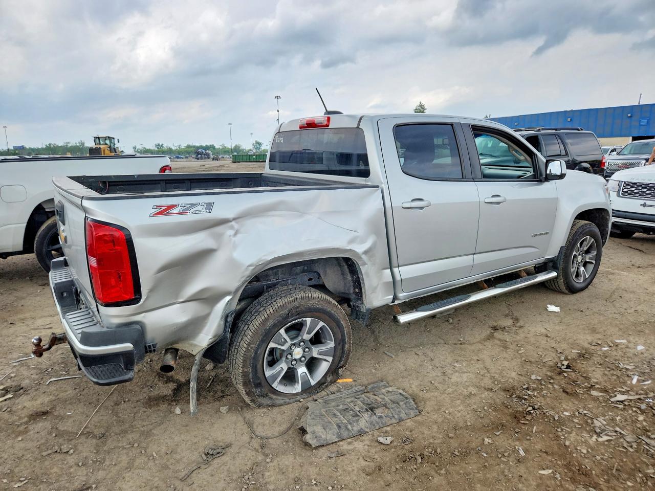 2015 Chevrolet Colorado Z71 Silver vin: 1GCGTCE3XF1136990