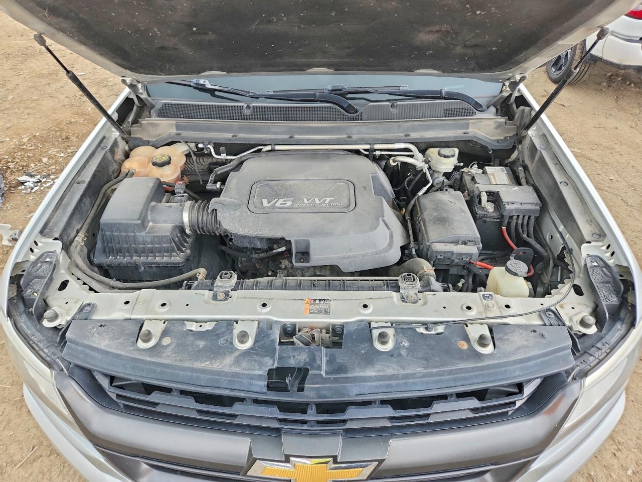 2015 Chevrolet Colorado Z71 Silver vin: 1GCGTCE3XF1136990