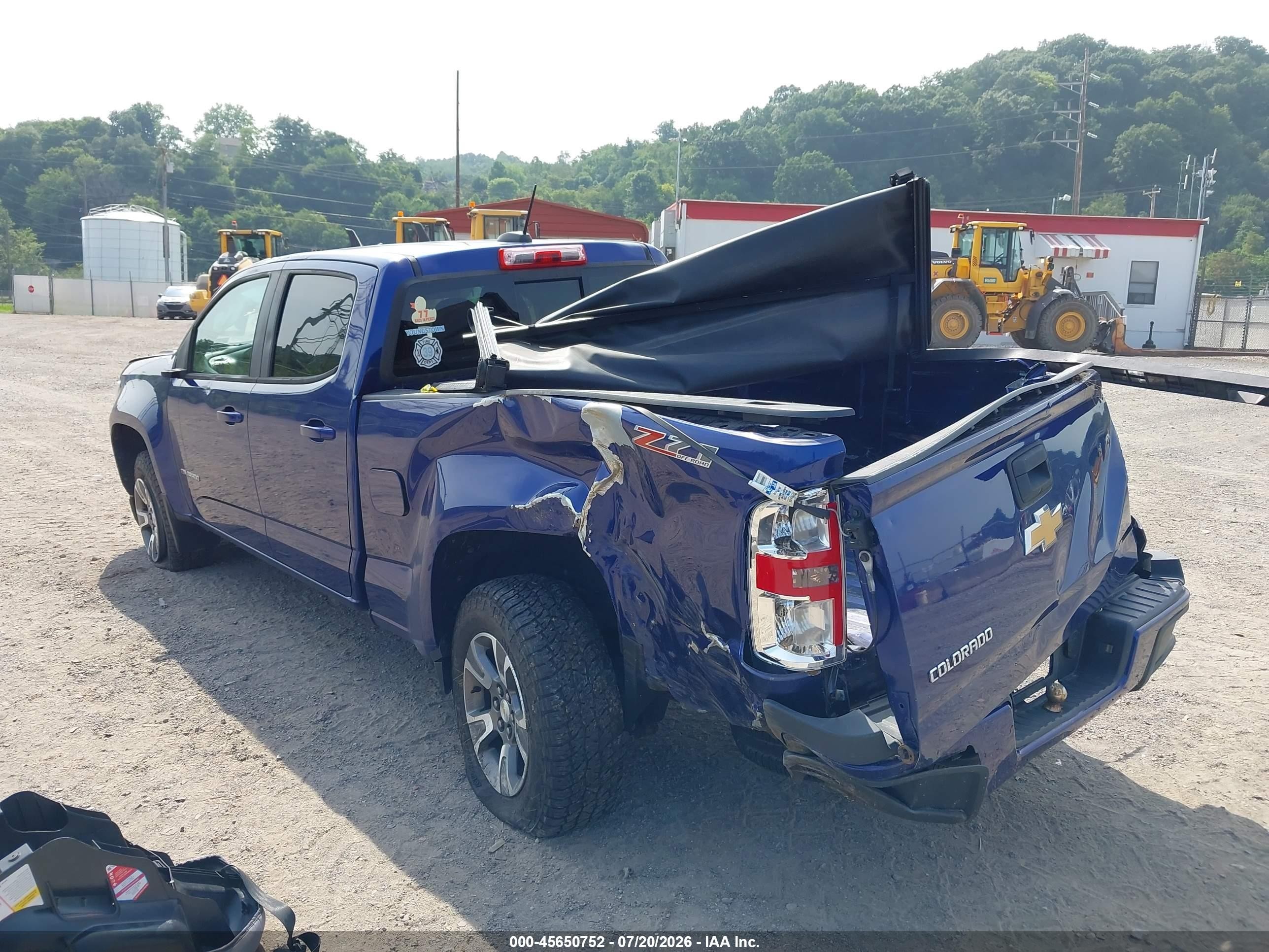 2015 Chevrolet Colorado 4wd Z71 Синий vin: 1GCGTCE3XF1224955