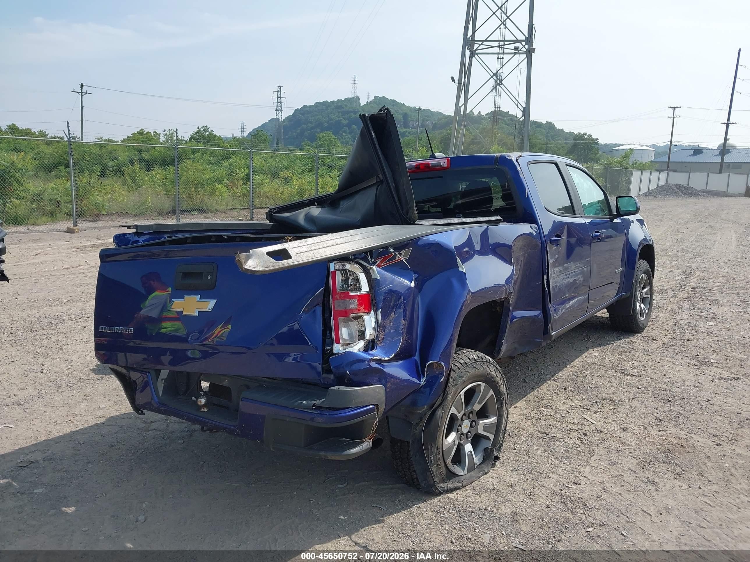 2015 Chevrolet Colorado 4wd Z71 Синий vin: 1GCGTCE3XF1224955