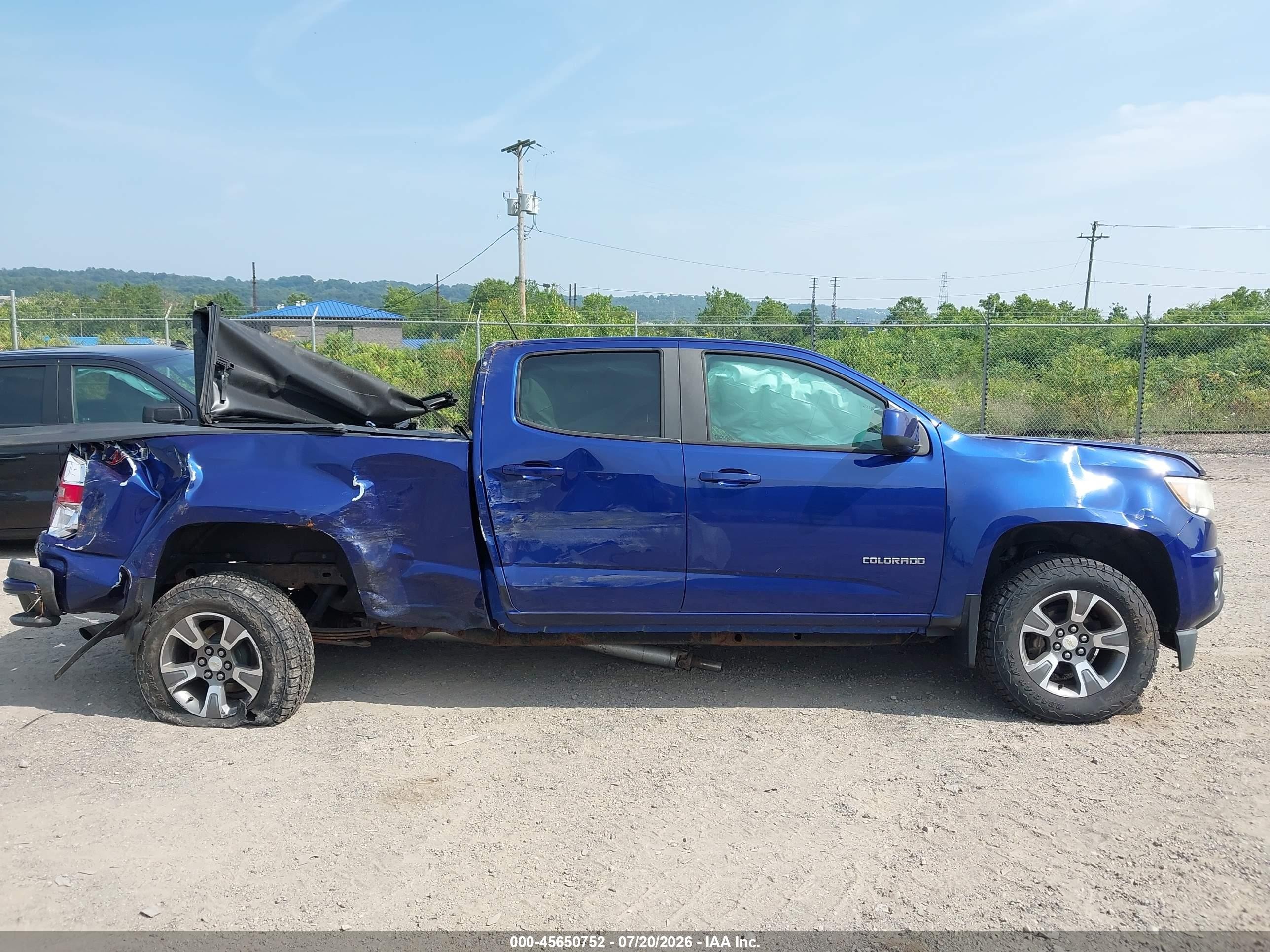 2015 Chevrolet Colorado 4wd Z71 Синий vin: 1GCGTCE3XF1224955