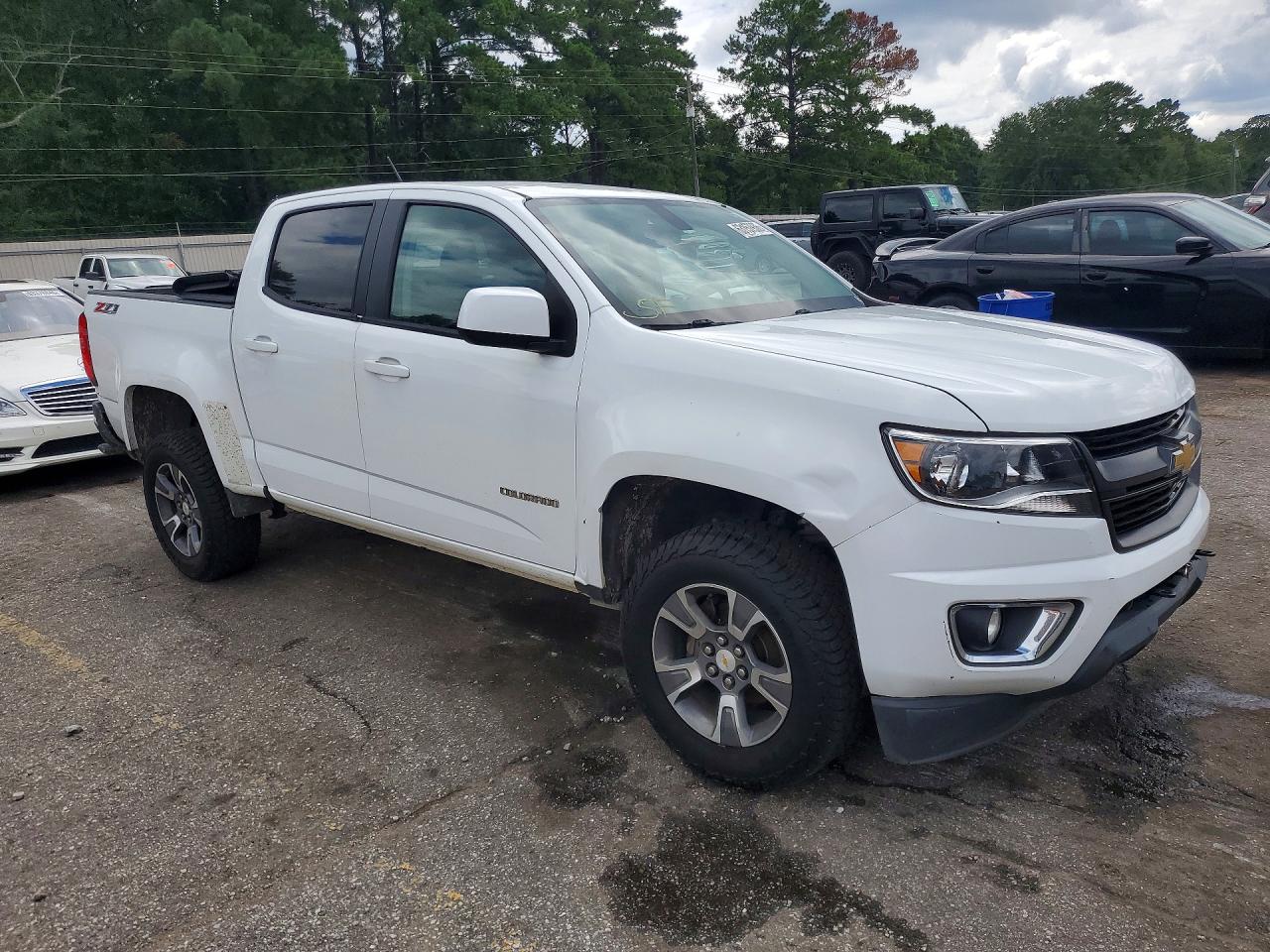 2015 Chevrolet Colorado Z71 White vin: 1GCGTCE3XF1229315