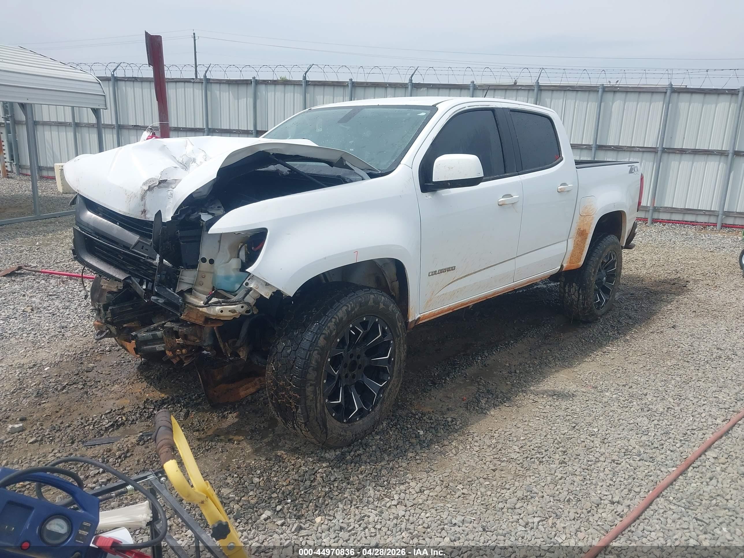 2015 Chevrolet Colorado Z71 White vin: 1GCGTCE3XF1230013