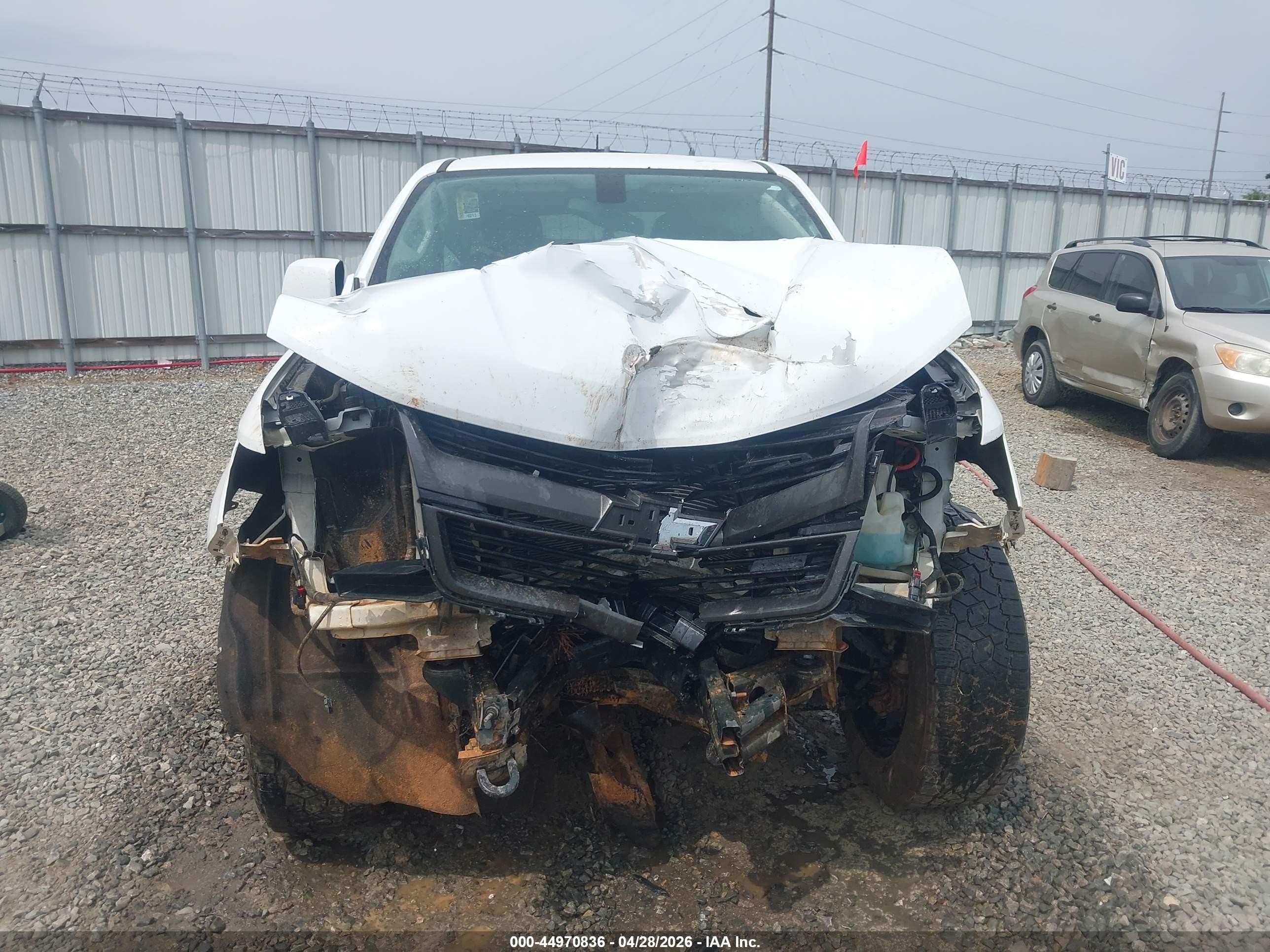 2015 Chevrolet Colorado Z71 White vin: 1GCGTCE3XF1230013
