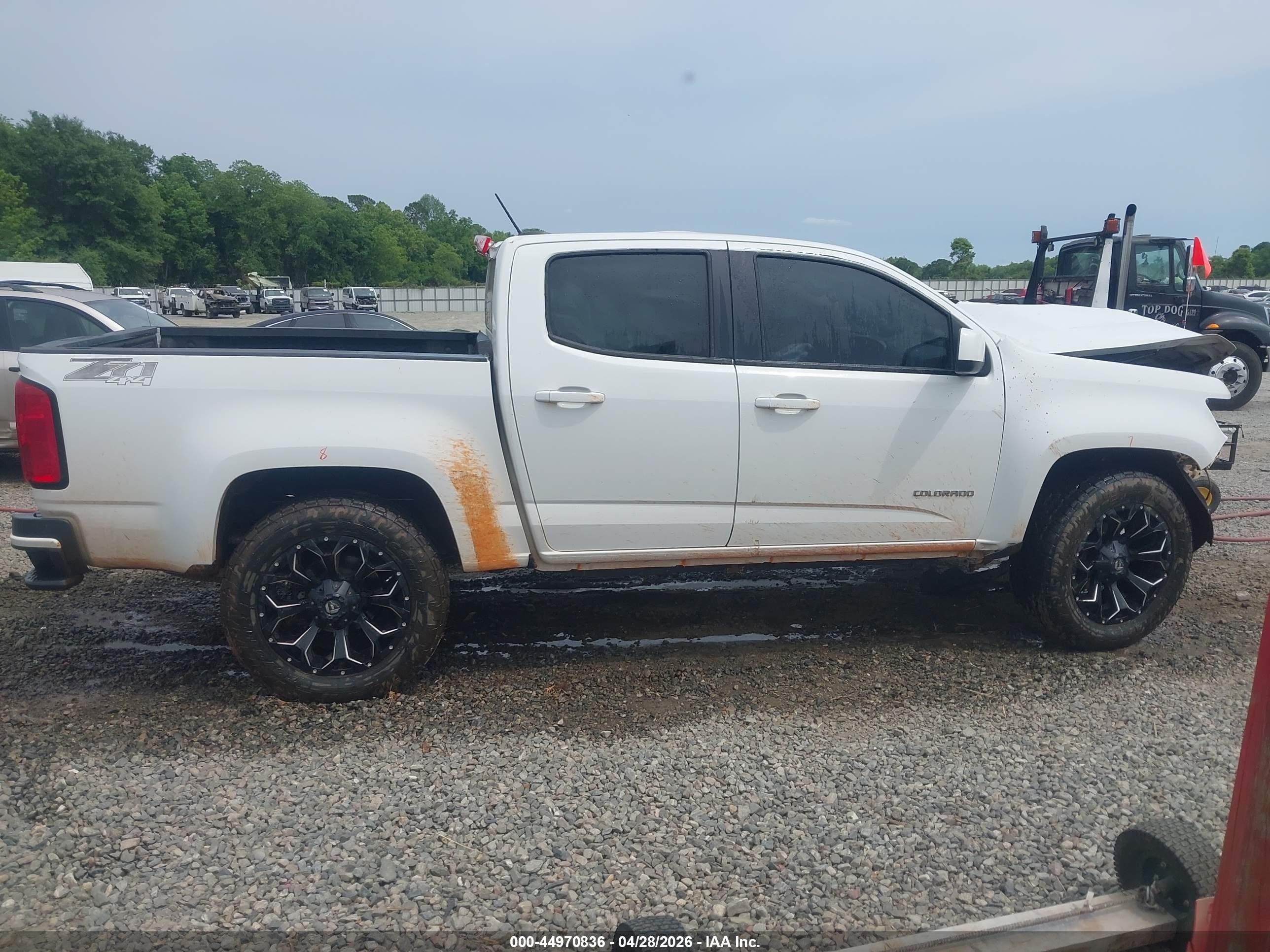 2015 Chevrolet Colorado Z71 White vin: 1GCGTCE3XF1230013