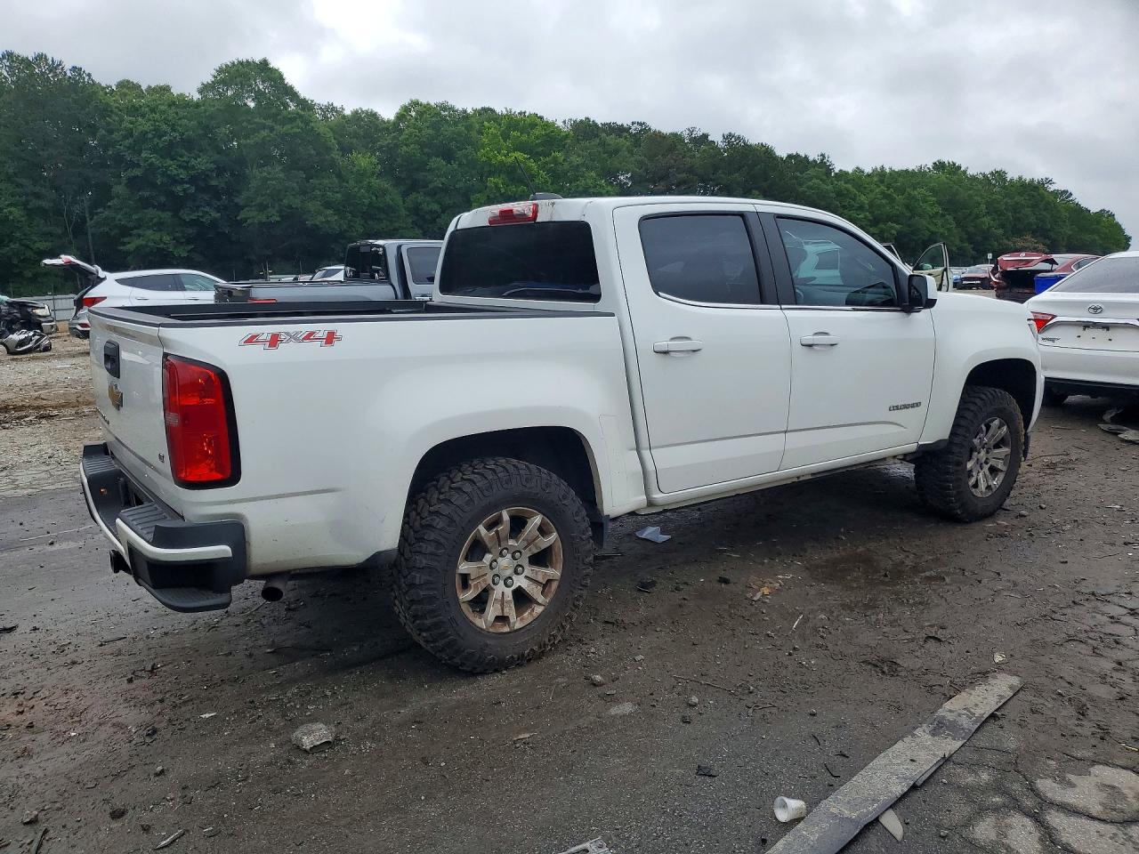 2018 Chevrolet Colorado Lt White vin: 1GCGTCEN3J1302521