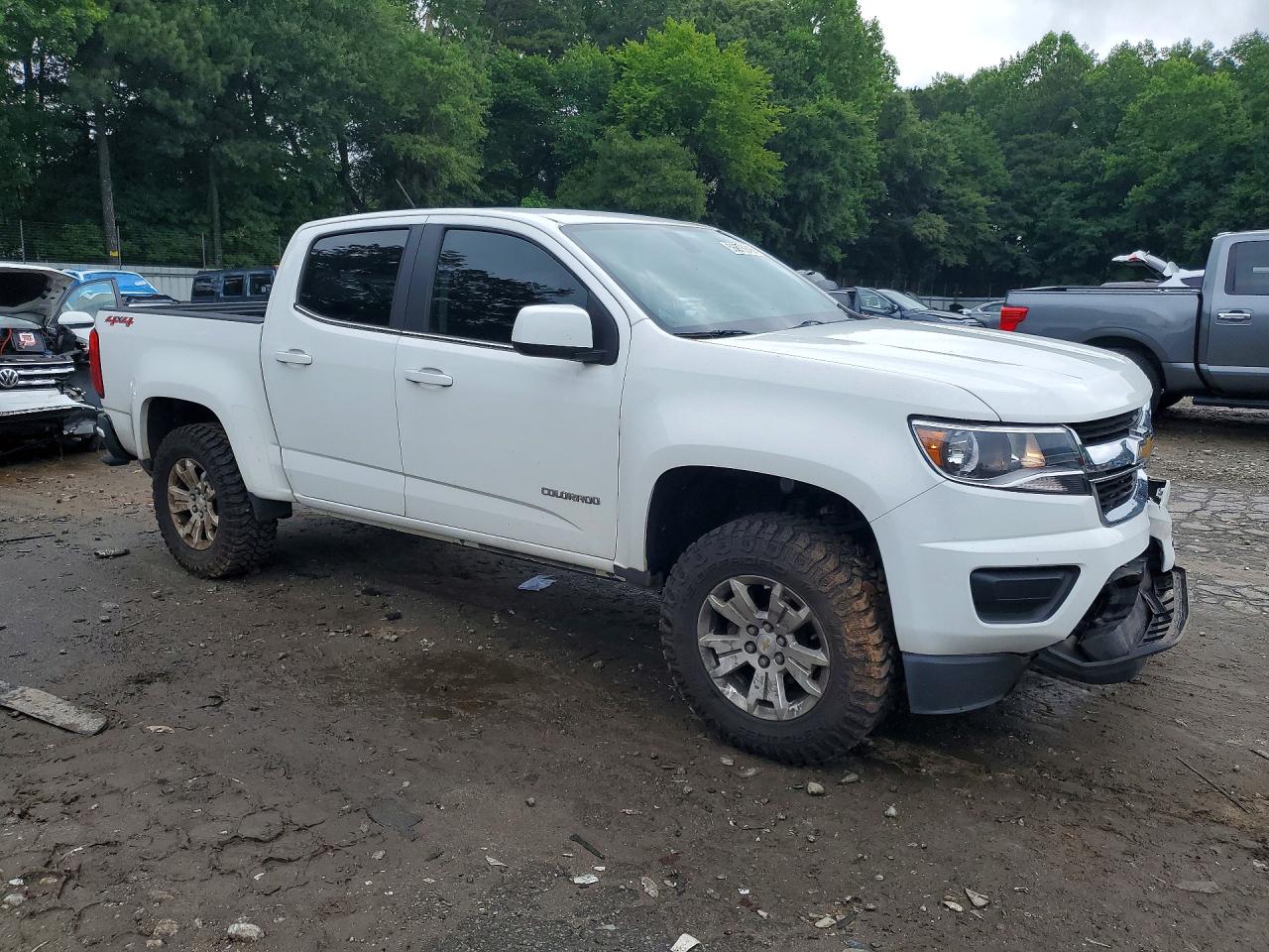 2018 Chevrolet Colorado Lt White vin: 1GCGTCEN3J1302521
