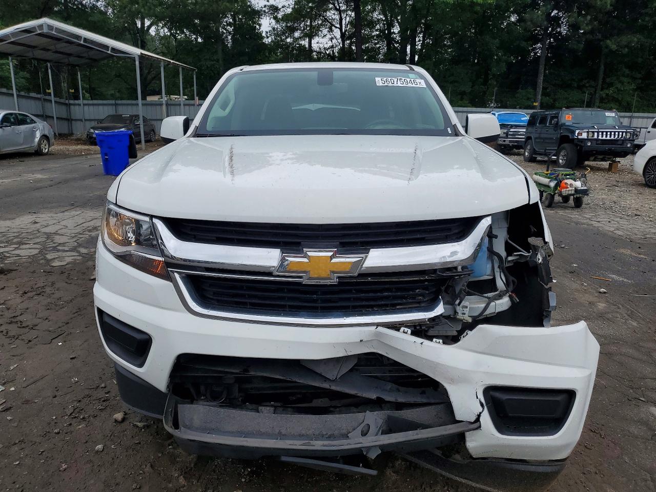 2018 Chevrolet Colorado Lt White vin: 1GCGTCEN3J1302521