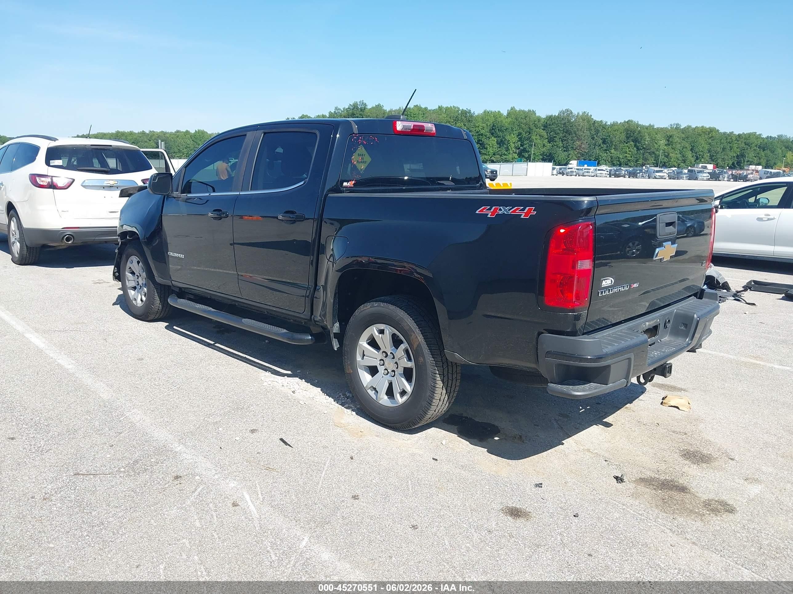 2018 Chevrolet Colorado Lt Black vin: 1GCGTCEN5J1123168