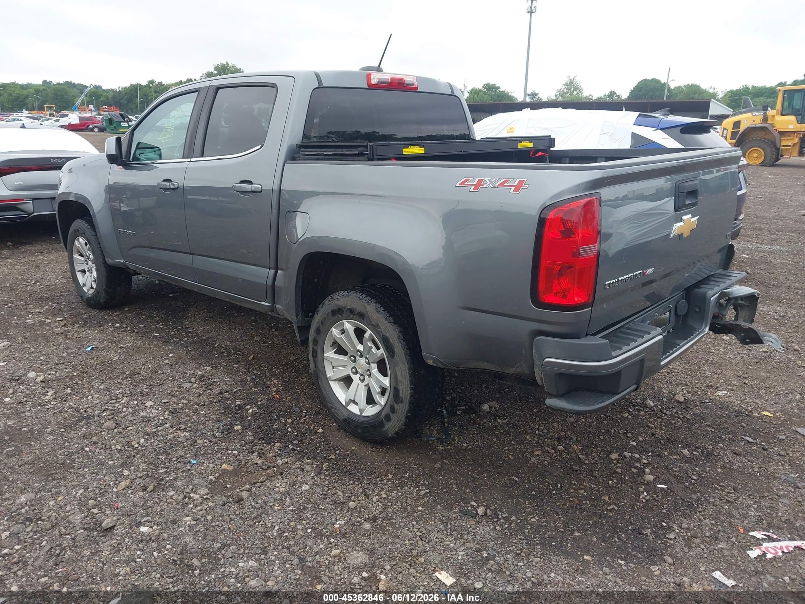 2019 Chevrolet Colorado Lt Gray vin: 1GCGTCEN6K1102444