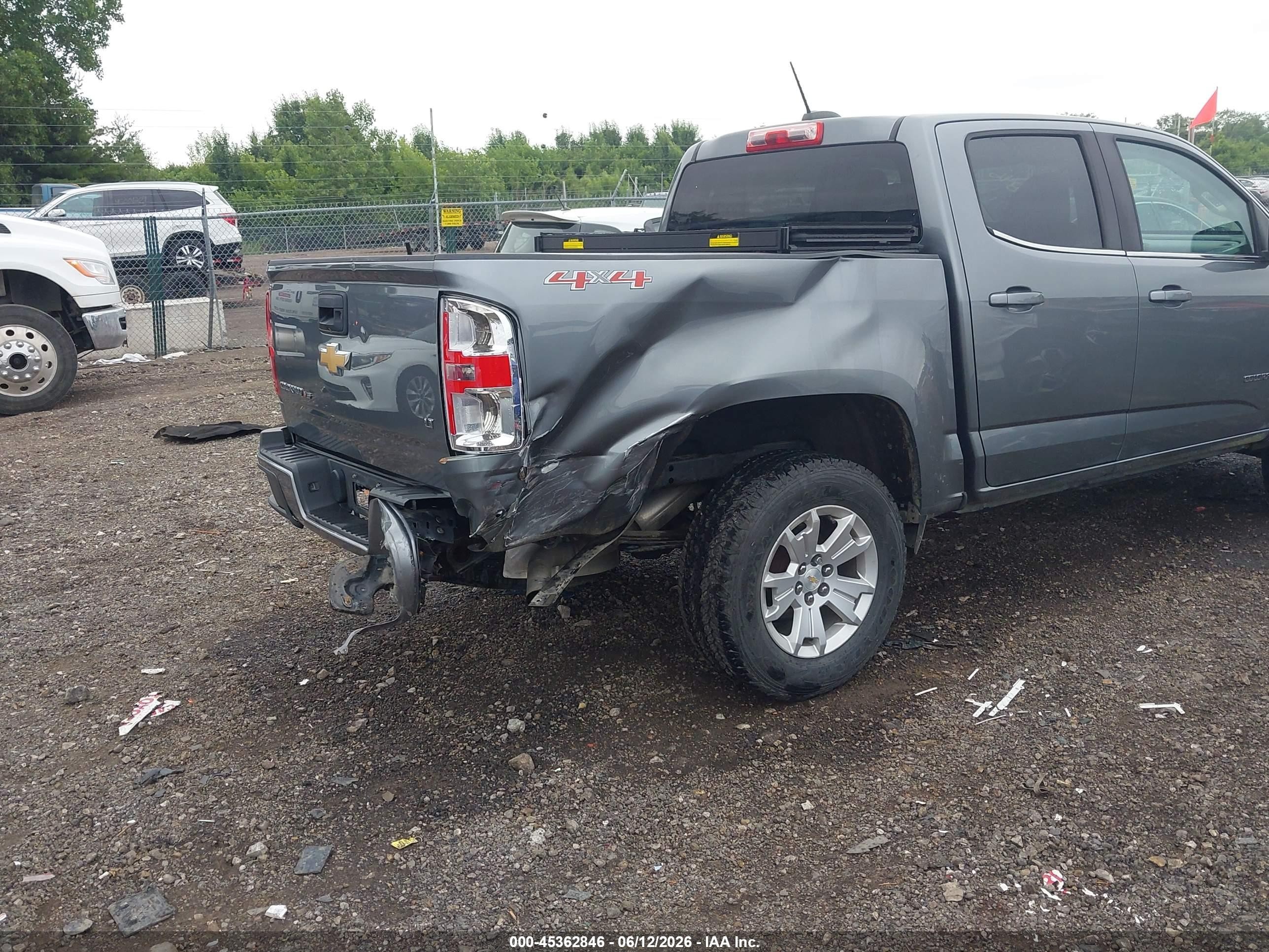 2019 Chevrolet Colorado Lt Gray vin: 1GCGTCEN6K1102444