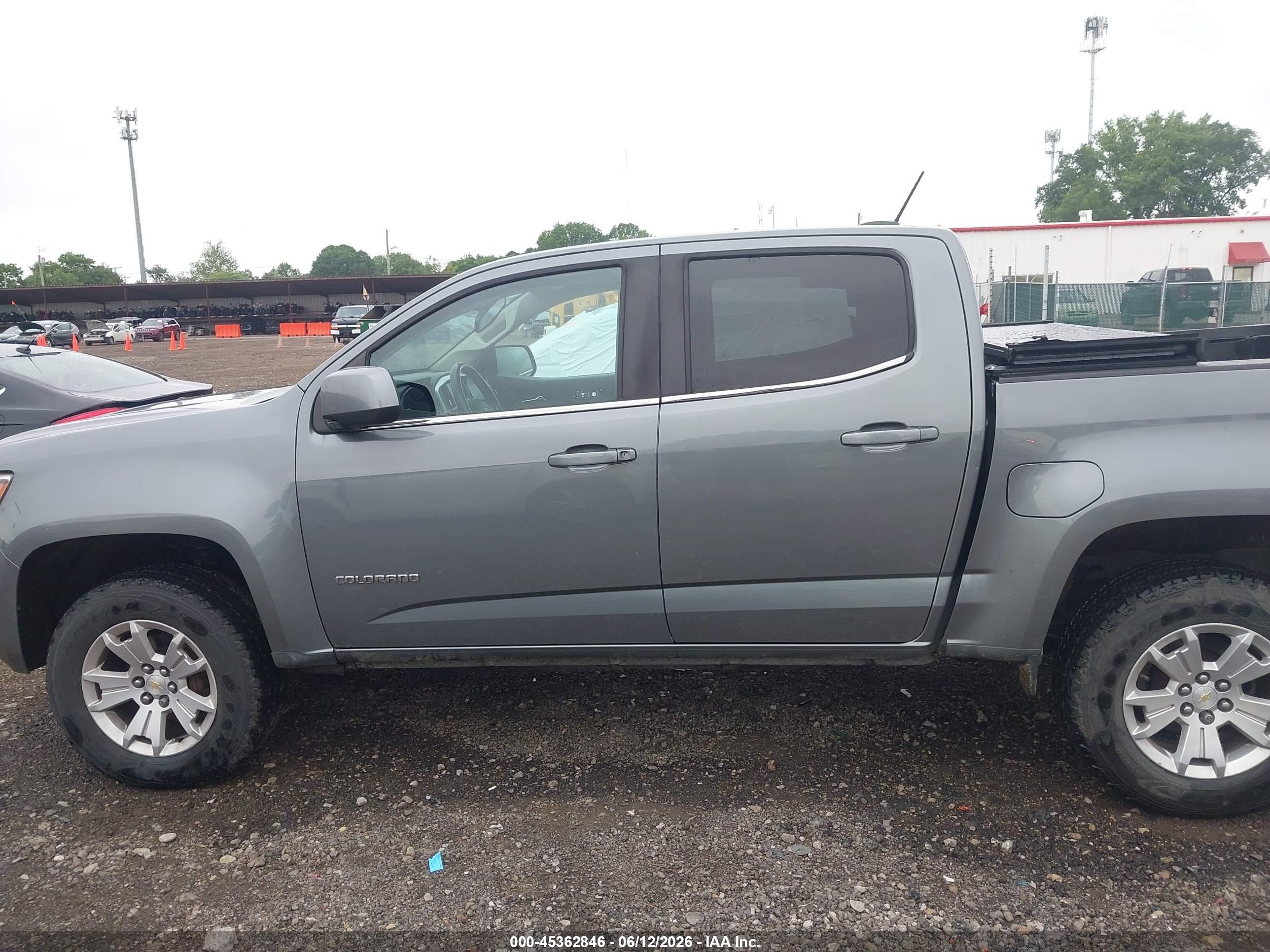 2019 Chevrolet Colorado Lt Gray vin: 1GCGTCEN6K1102444