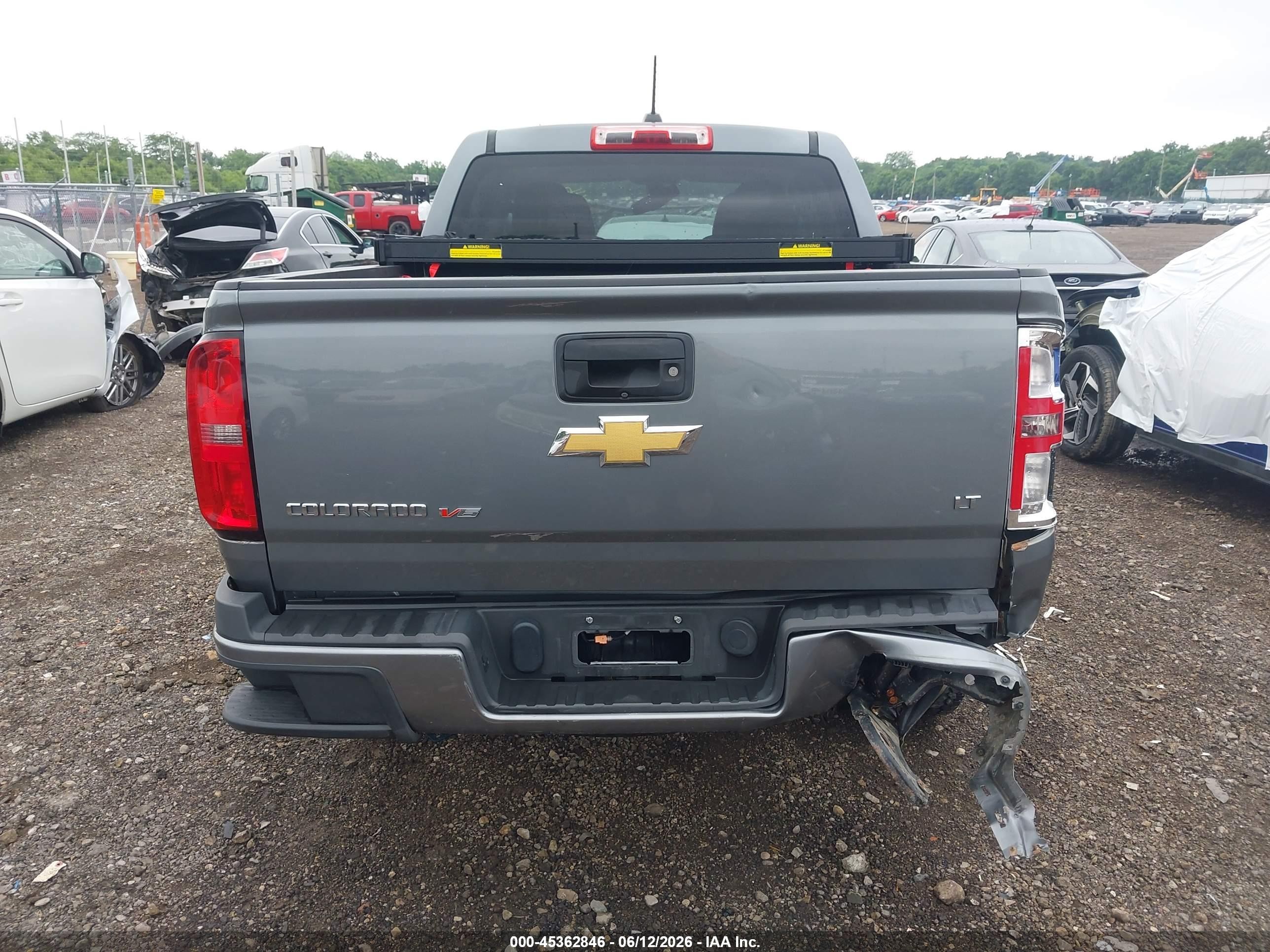 2019 Chevrolet Colorado Lt Gray vin: 1GCGTCEN6K1102444
