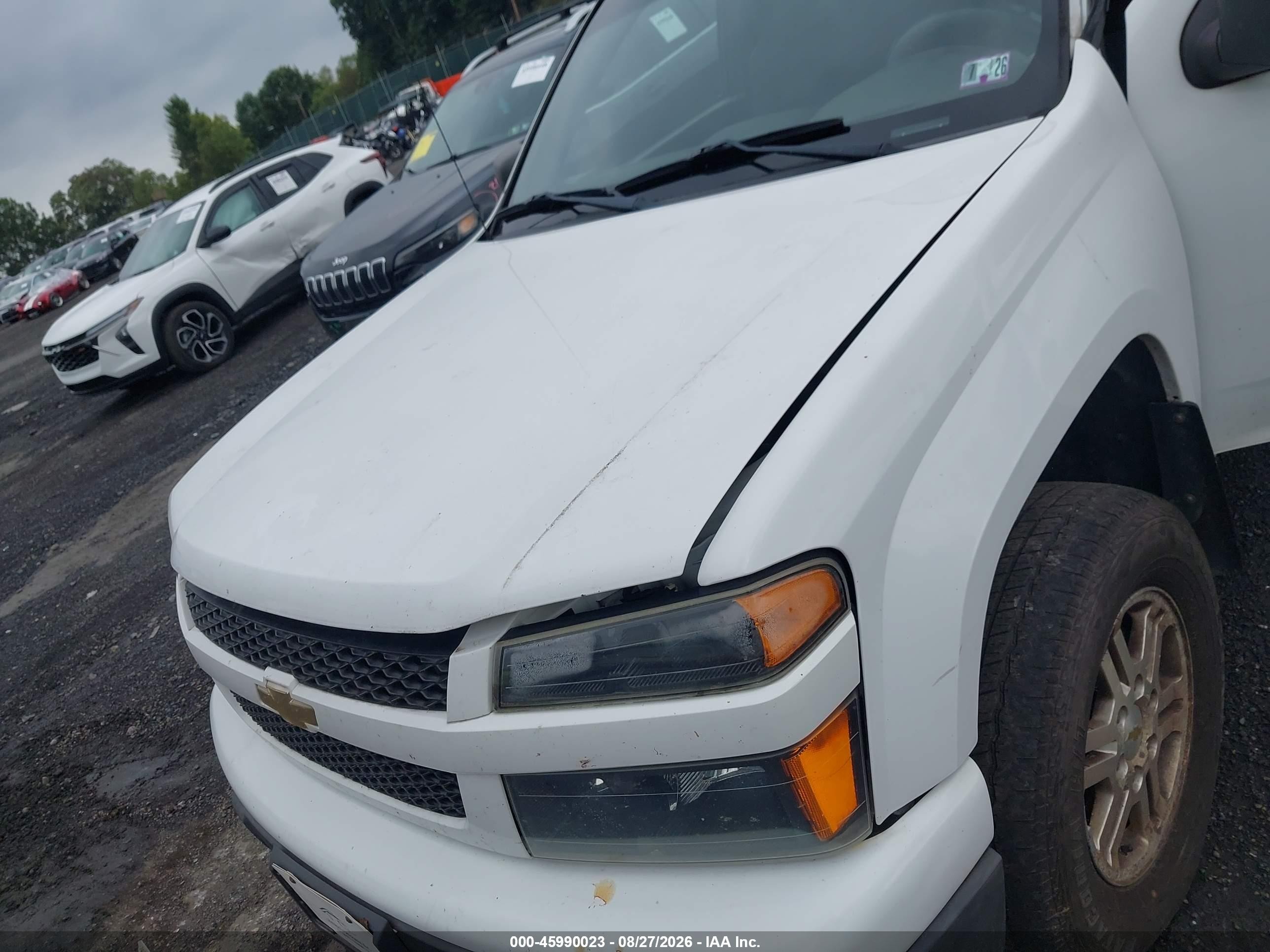 2012 Chevrolet Colorado Lt White vin: 1GCGTCF93C8149103