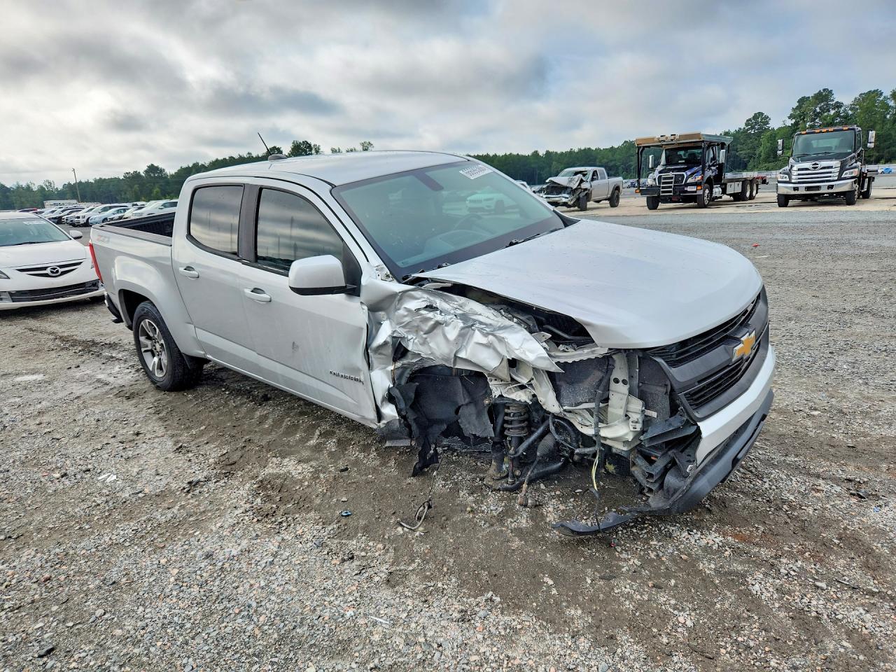 2016 Chevrolet Colorado Z71 Silver vin: 1GCGTDE0G1265893