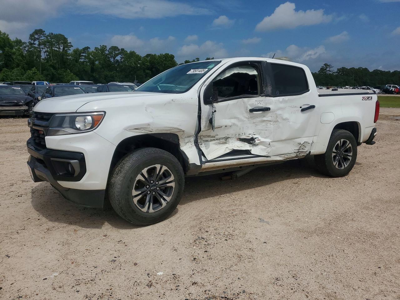 2022 Chevrolet Colorado Z71 White vin: 1GCGTDEN1N1156583
