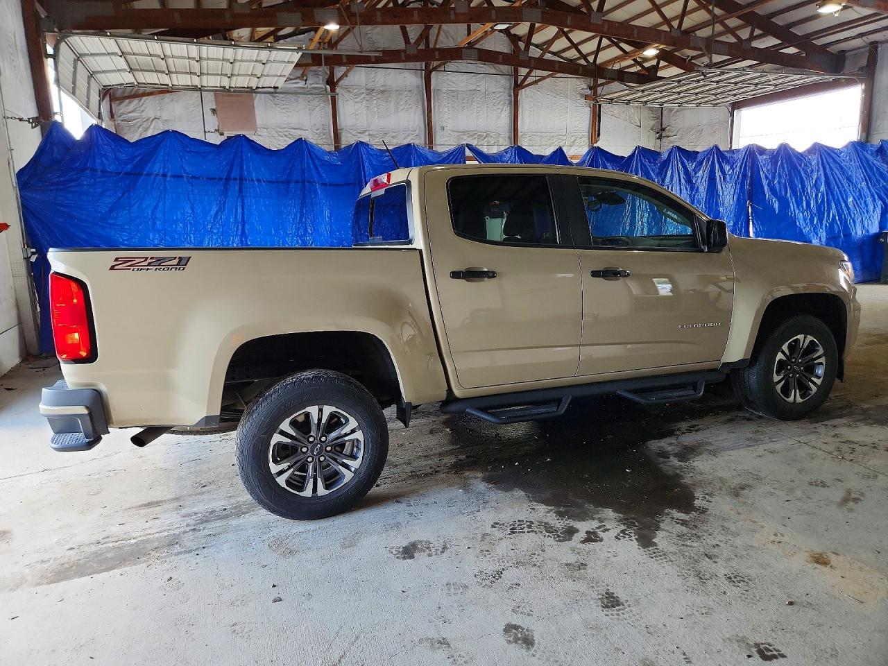 2021 Chevrolet Colorado Z71 Tan vin: 1GCGTDEN3M1217401