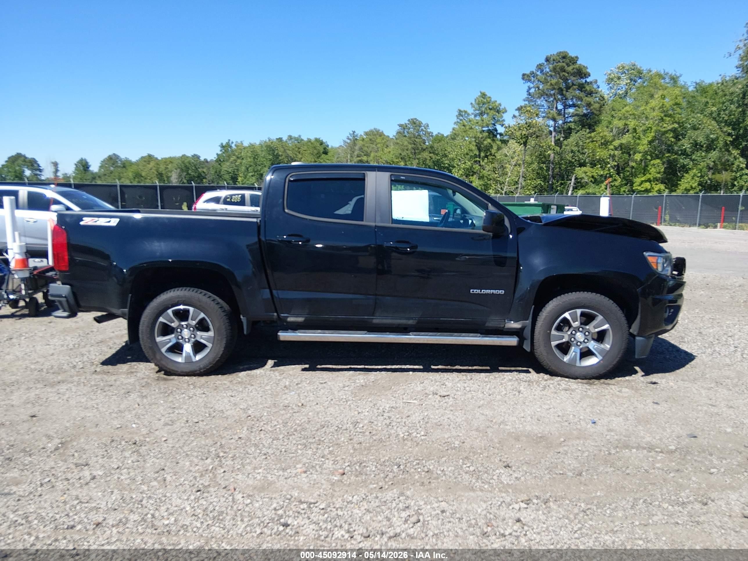 2018 Chevrolet Colorado Z71 Черный vin: 1GCGTDEN4J1143174