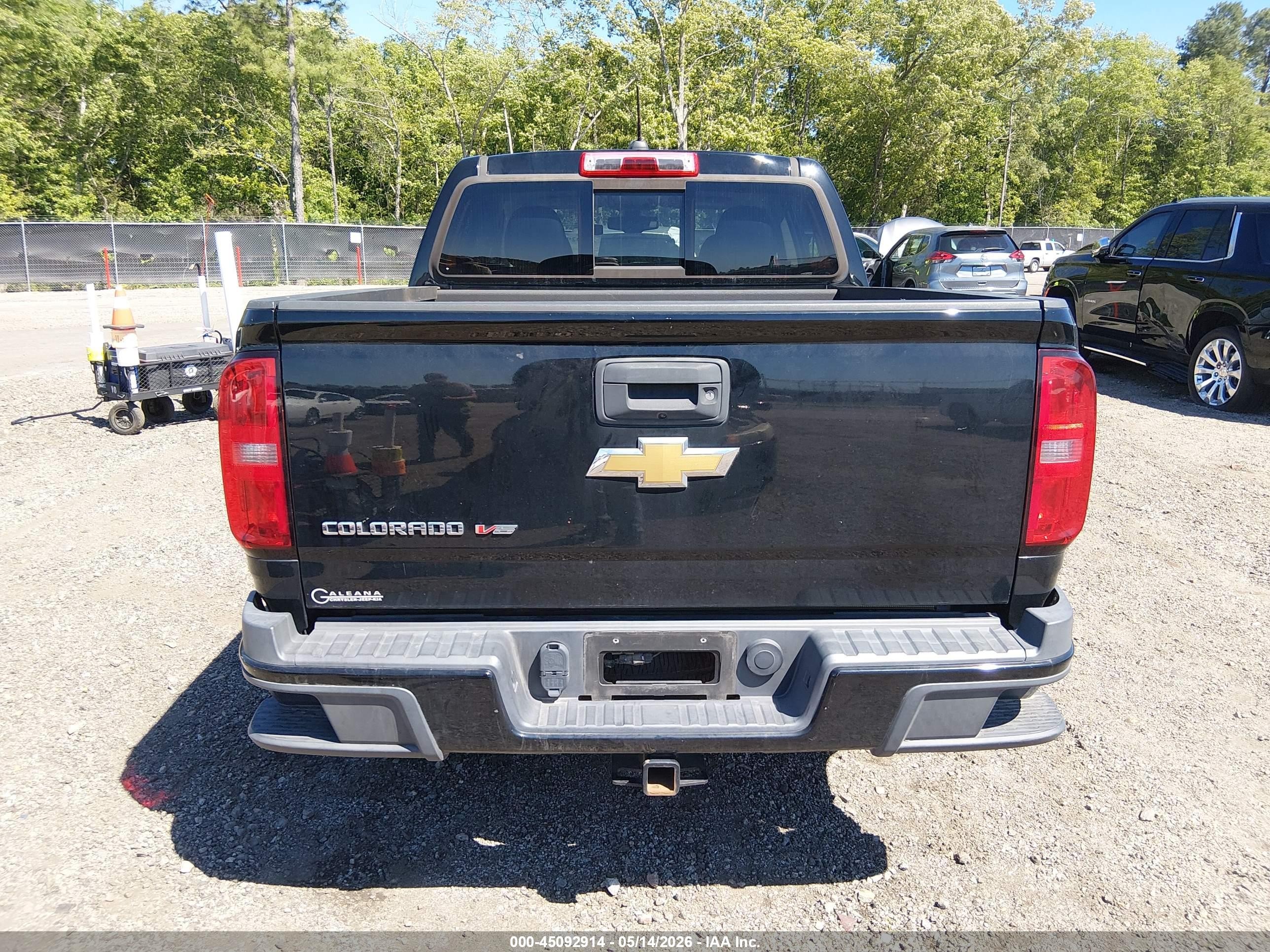2018 Chevrolet Colorado Z71 Черный vin: 1GCGTDEN4J1143174