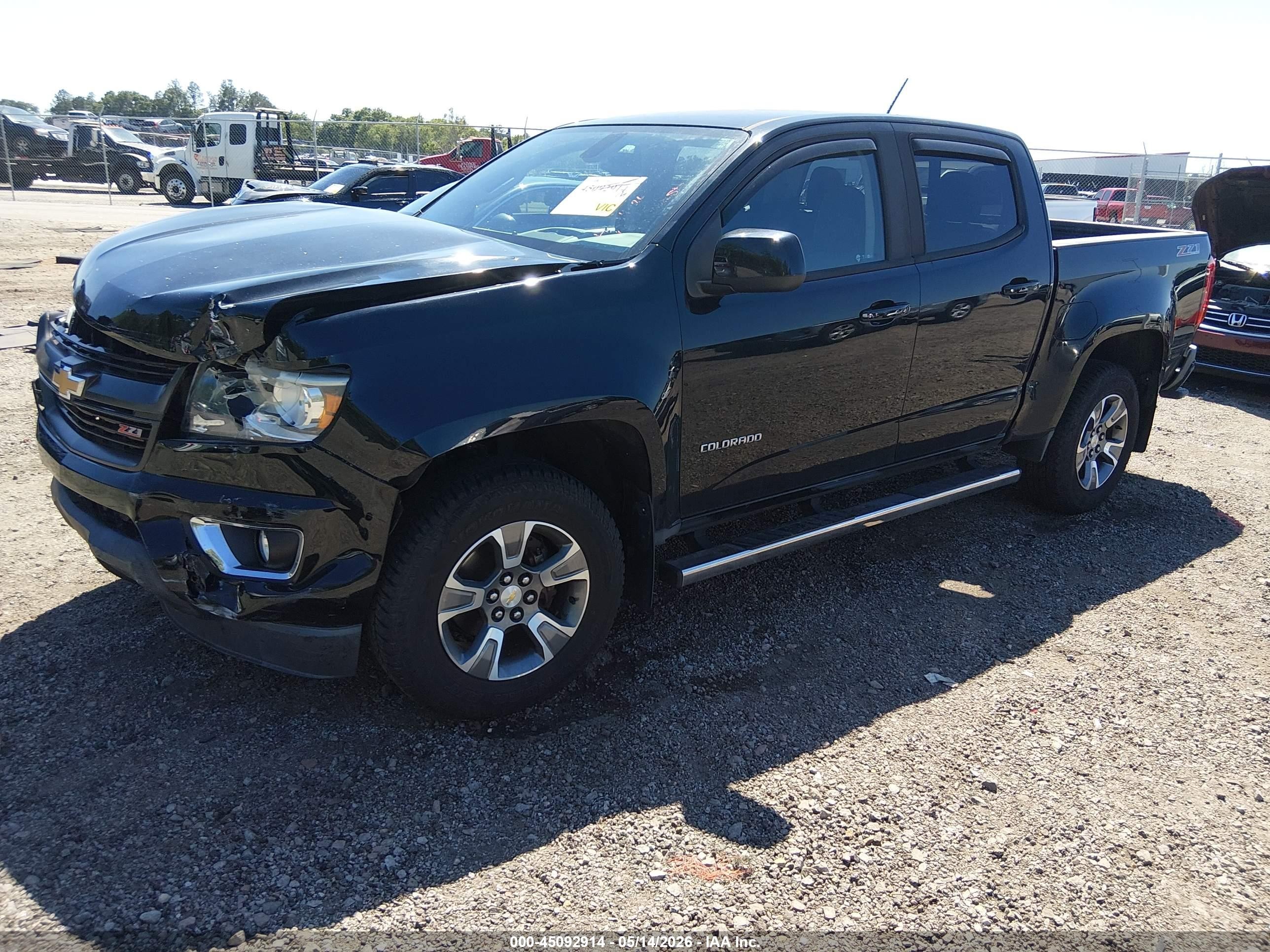 2018 Chevrolet Colorado Z71 Черный vin: 1GCGTDEN4J1143174