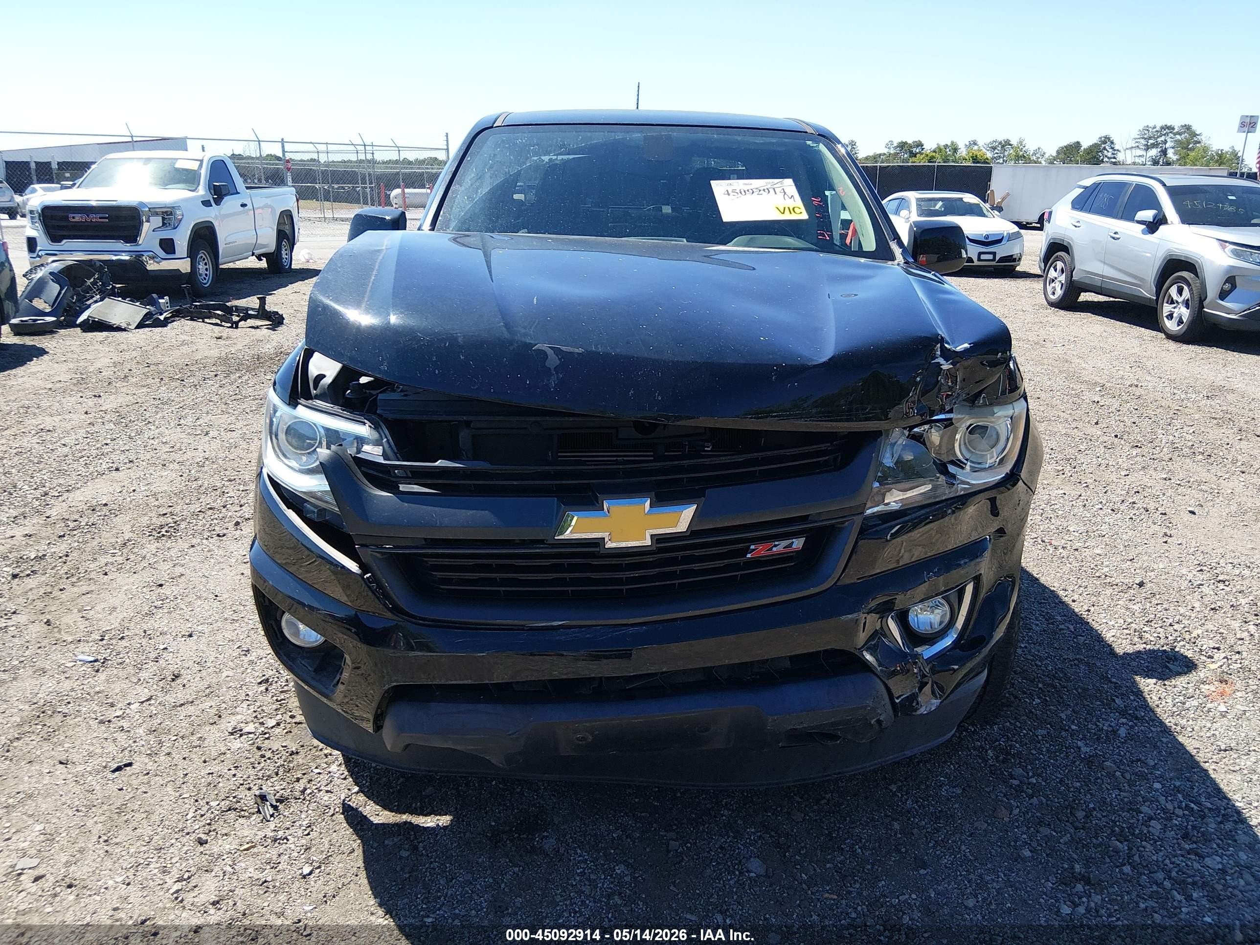 2018 Chevrolet Colorado Z71 Черный vin: 1GCGTDEN4J1143174