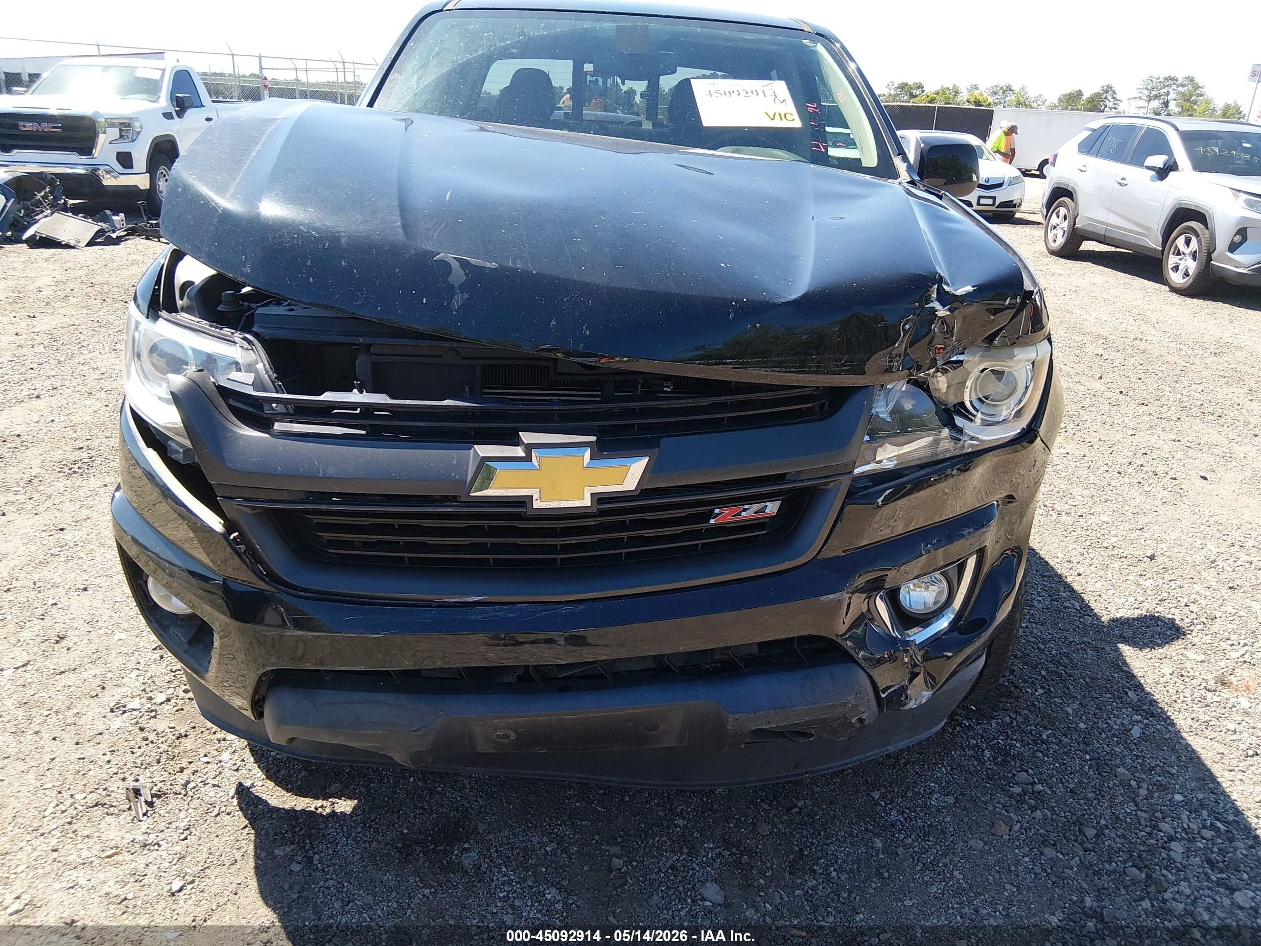 2018 Chevrolet Colorado Z71 Черный vin: 1GCGTDEN4J1143174