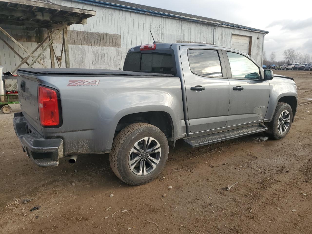2021 Chevrolet Colorado Z71 Серый vin: 1GCGTDEN6M1117888