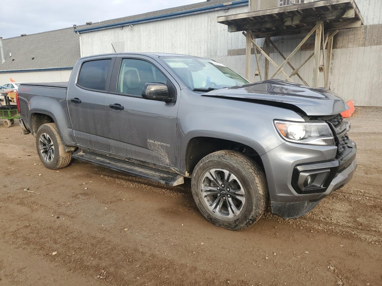 2021 Chevrolet Colorado Z71 Серый vin: 1GCGTDEN6M1117888