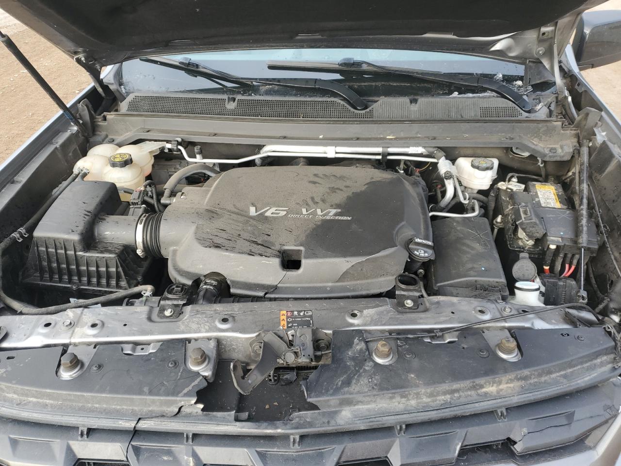2021 Chevrolet Colorado Z71 Серый vin: 1GCGTDEN6M1117888