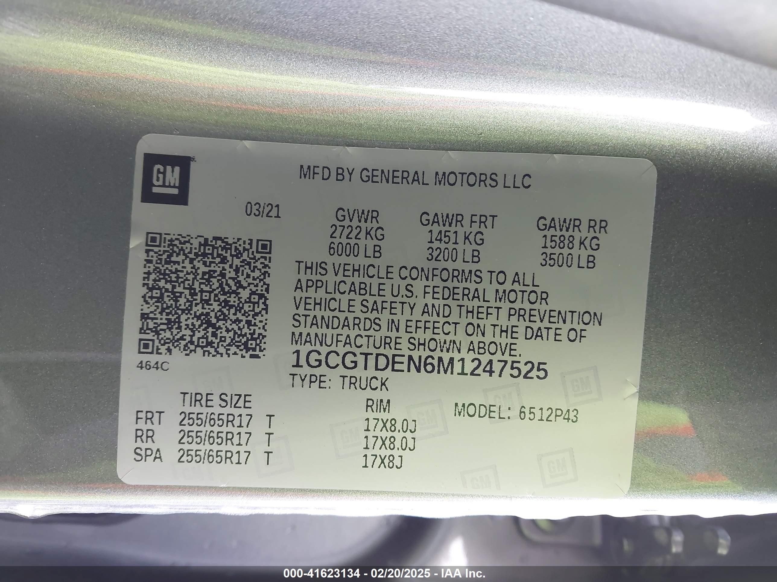 2021 Chevrolet Colorado 4wd  Short Box Z71 Gray vin: 1GCGTDEN6M1247525